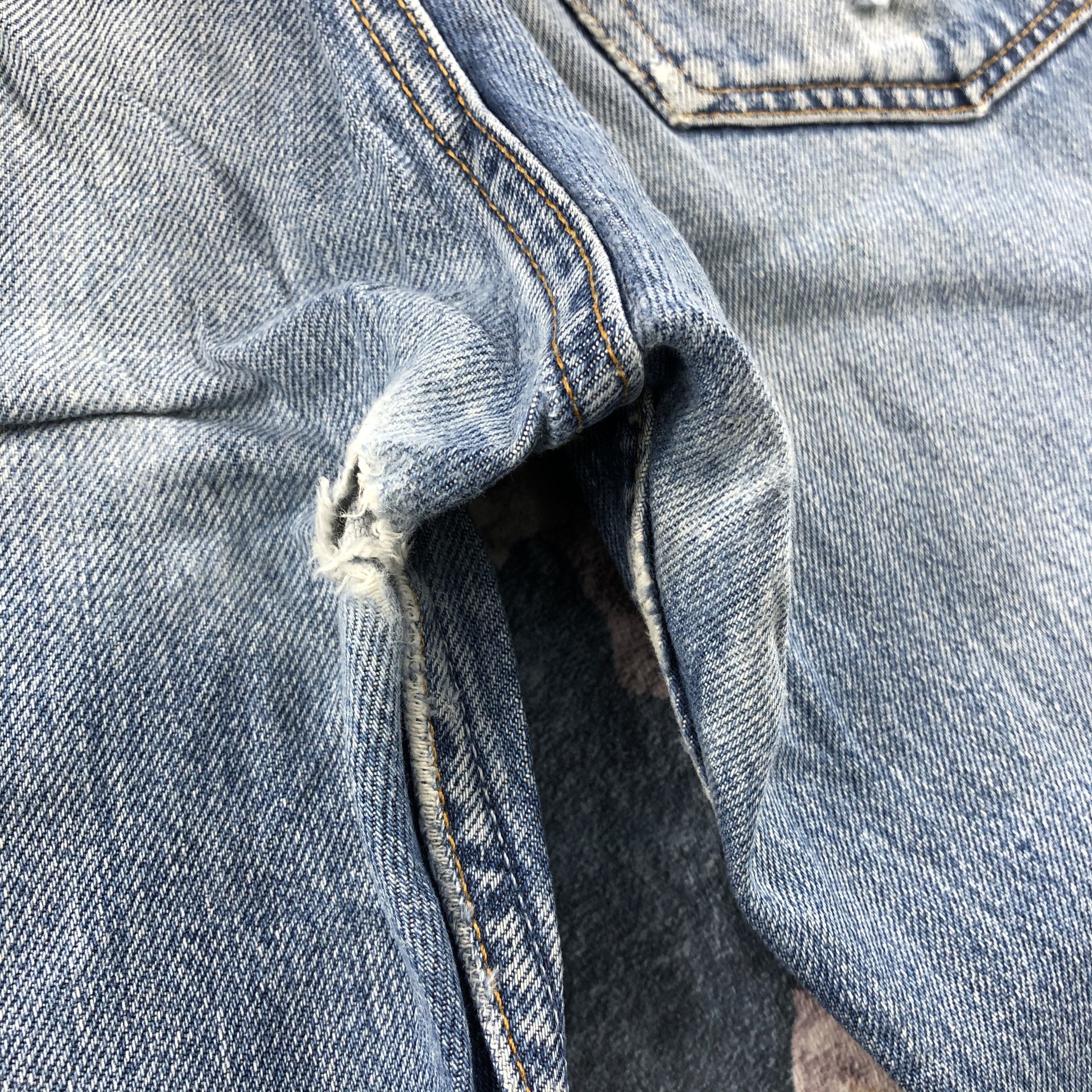 Levi's 90s Vintage Blue Wash Levis 501 Jeans-JM2244 Size US 30 / EU 46 - 9 Thumbnail