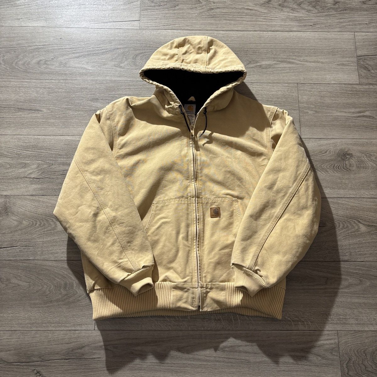 Carhartt Carhartt J130 Jacket Wheat Sandstone Colorway Boxy Fit Faded Size US XL / EU 56 / 4 - 1 Thumbnail