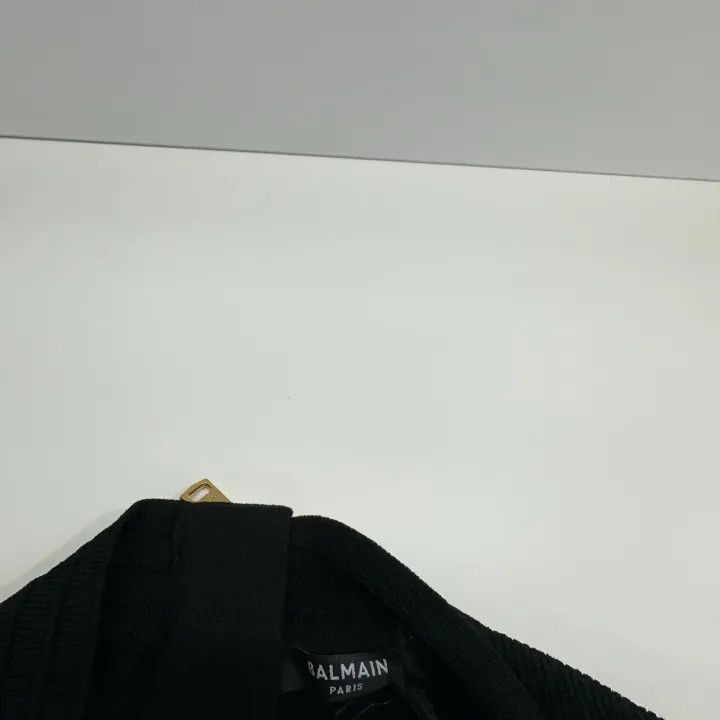 Balmain Balmain Black Long Sleeve Button Dress -2507 Size S / US 4 / IT 40 - 4 Thumbnail