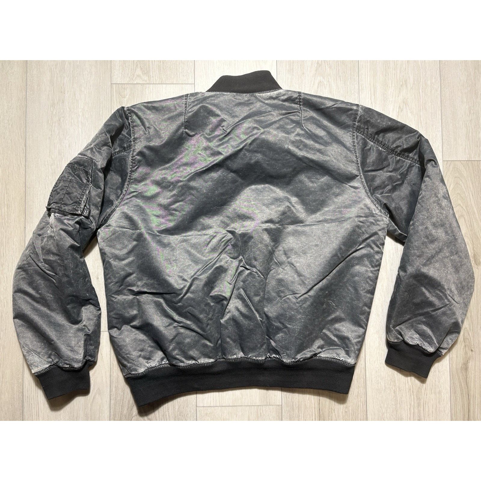 Lucky Brand Lucky Brand MA1 Flight Bomber Jacket Washed Military L Size US L / EU 52-54 / 3 - 2 Thumbnail