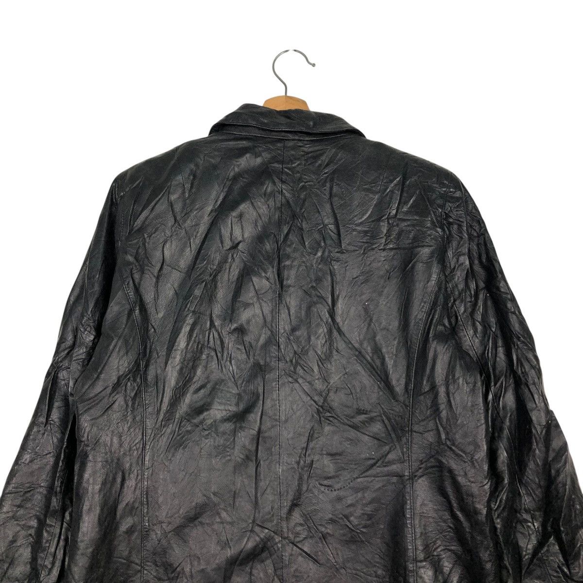 Japanese Brand 🔥VINTAGE LEATHER JACKET BIKER JUBIEN TOKYO FUR ISSEY MIYAKE Size US L / EU 52-54 / 3 - 11 Thumbnail