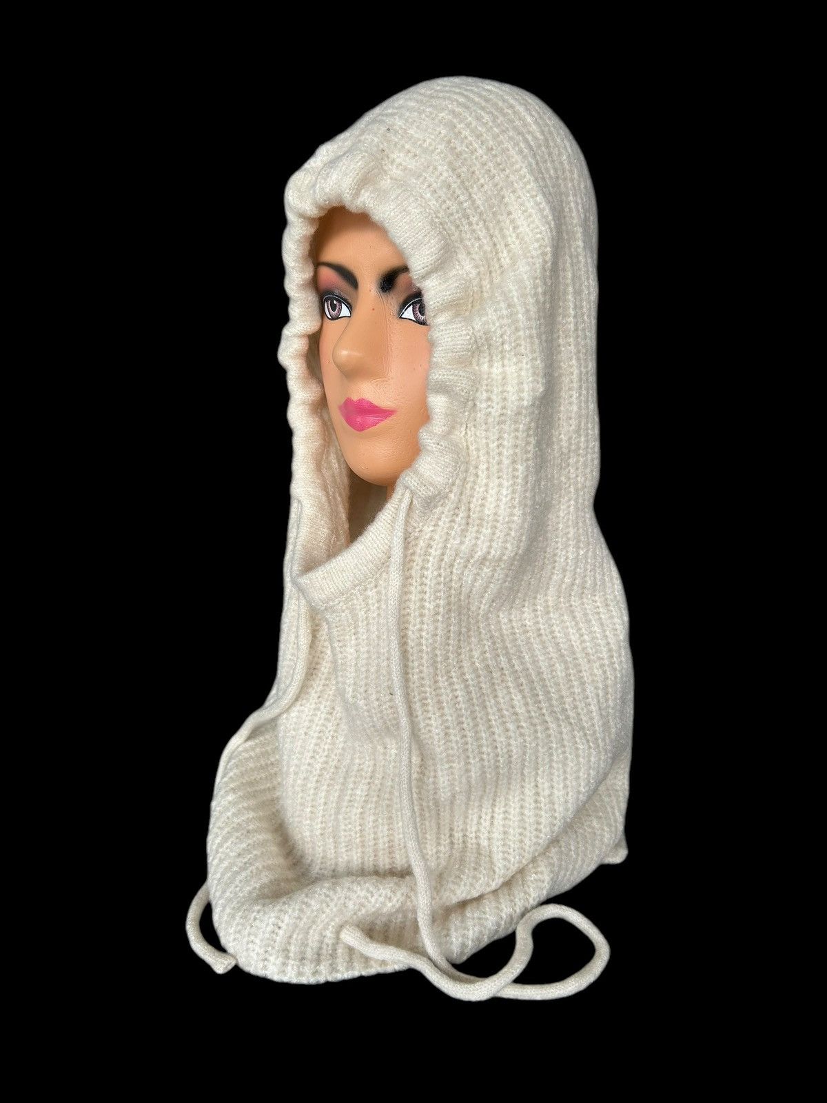 Japanese Brand × Vintage Balaclava Masked Knitted Japanese Rare ☠️☠️ Size ONE SIZE - 2 Thumbnail
