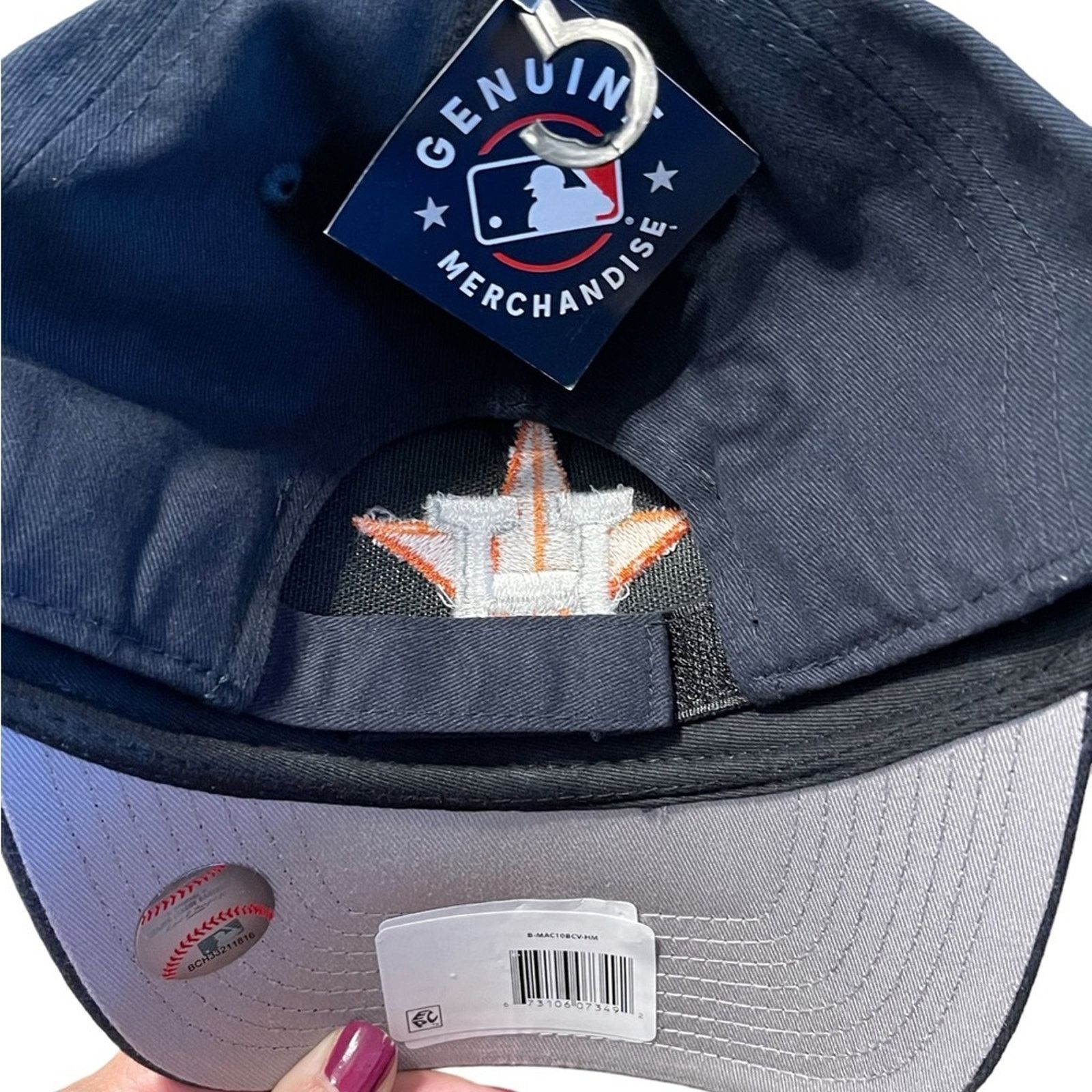 MLB Houston Astros NWT Adjustable Hat Baseball Cap MLB Size ONE SIZE - 7 Thumbnail