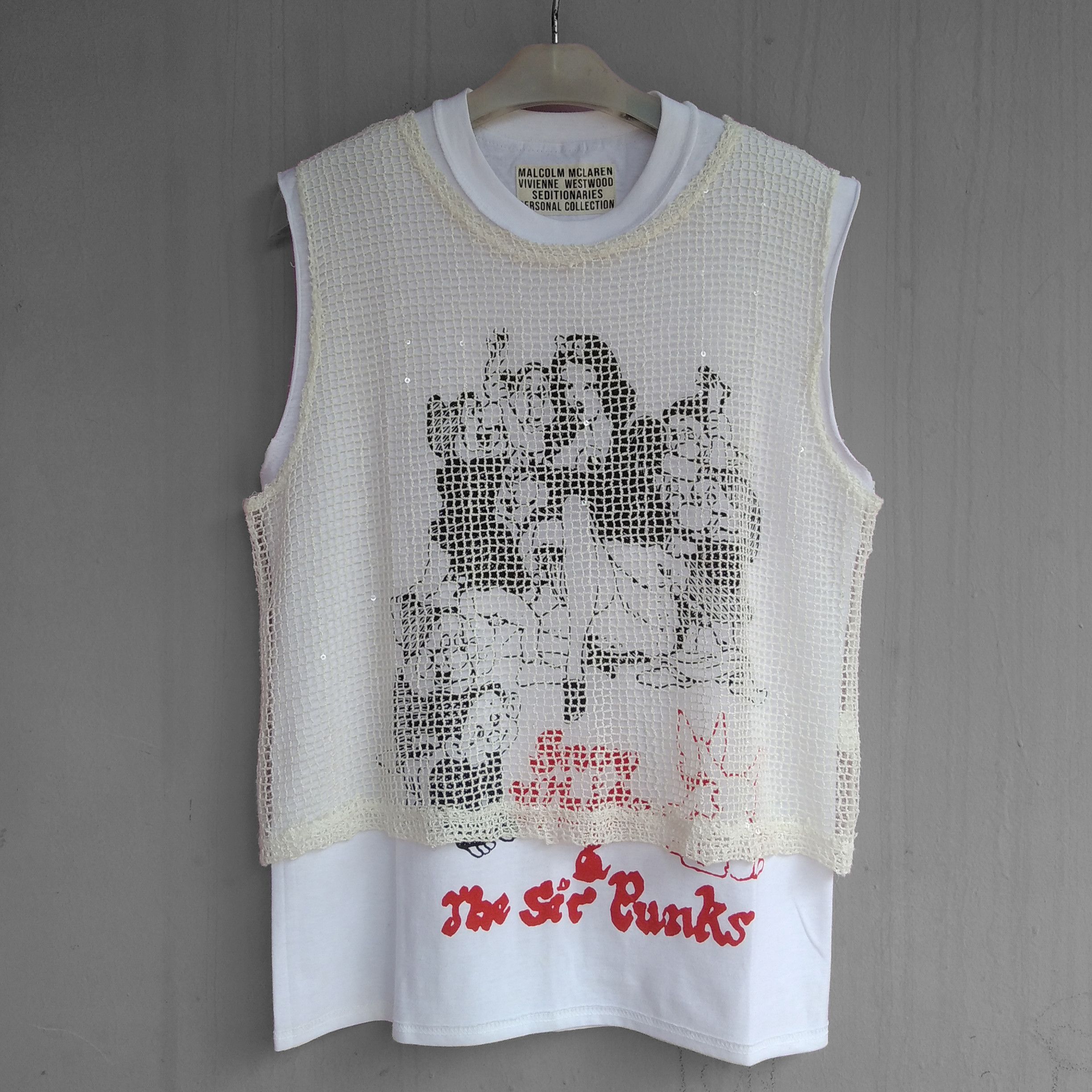 Japanese Brand Custom Double Layer Mesh Tank Top Size US M / EU 48-50 / 2 - 1 Thumbnail