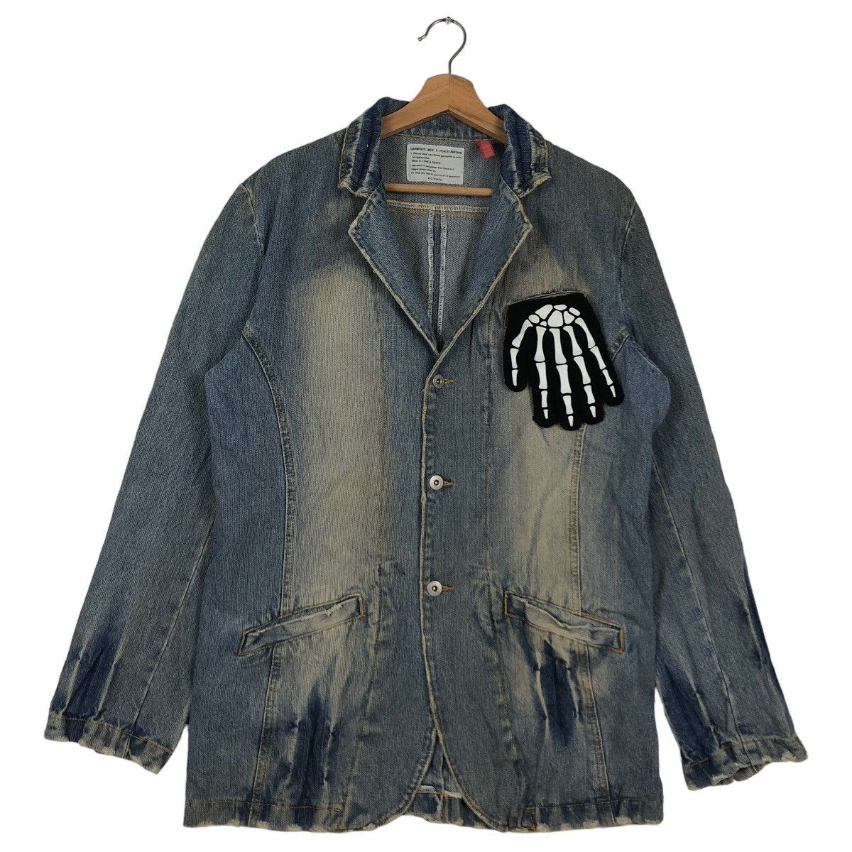 Blue Blue Japan 🔥90’s Hikory Chore Jacket Big Shark Blue Blue Japan Design Size US M / EU 48-50 / 2 - 3 Thumbnail