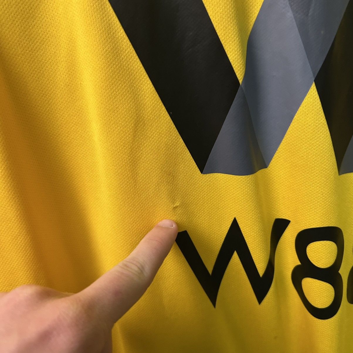 Adidas Mens Adidas Wolverhampton 2019 Home Soccer jersey size L Size US L / EU 52-54 / 3 - 6 Thumbnail