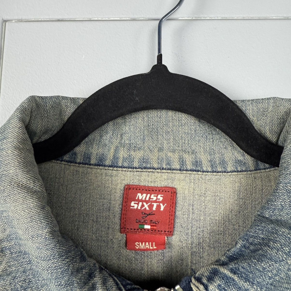 Miss Sixty Vintage Miss Sixty Avant Garde Distressed Jeans Jacket Size S / US 4 / IT 40 - 6 Thumbnail