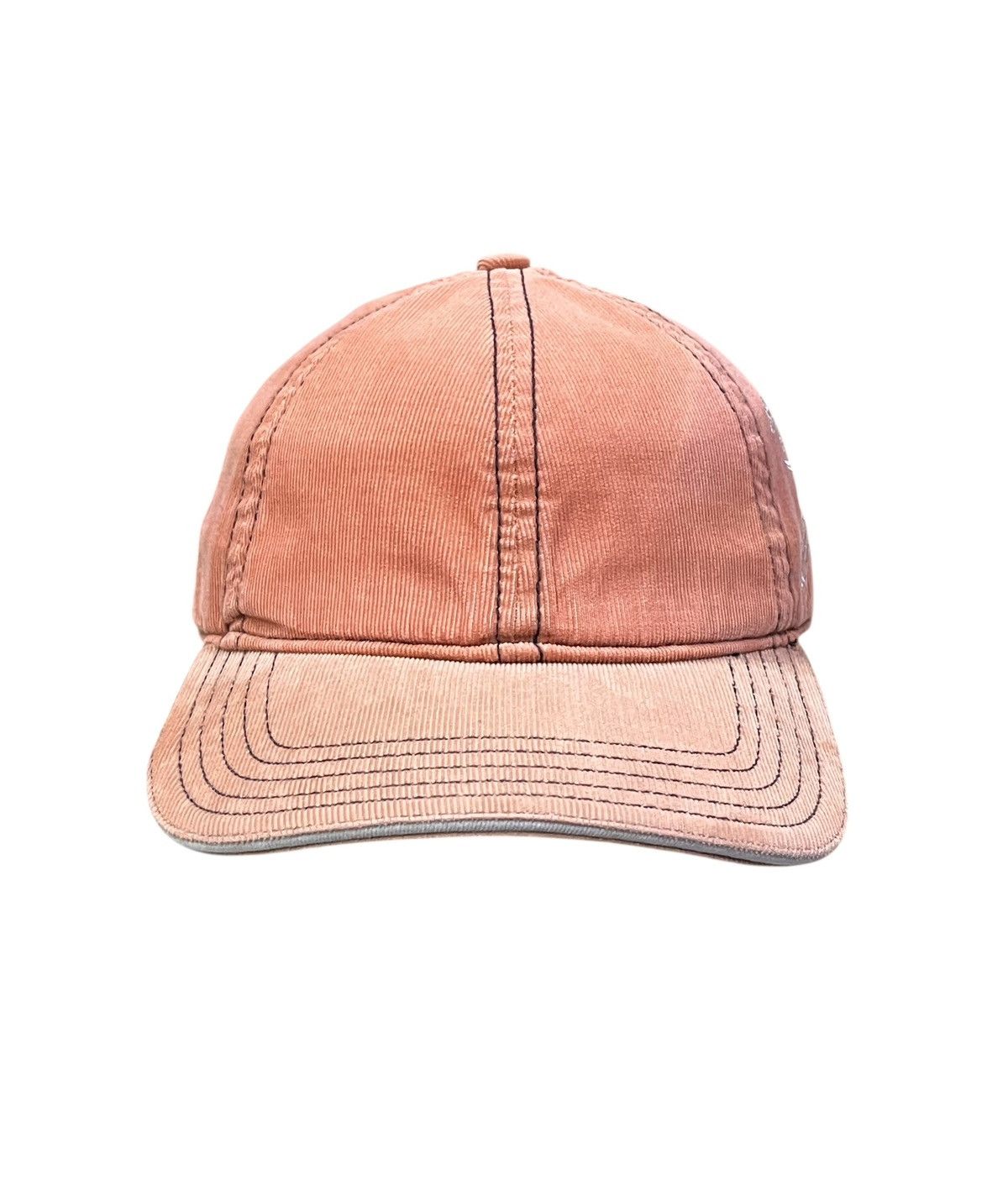 Oakley Vintage Y2K Oakley Skull Corduroy Cap Salmon Pink Size ONE SIZE - 4 Thumbnail