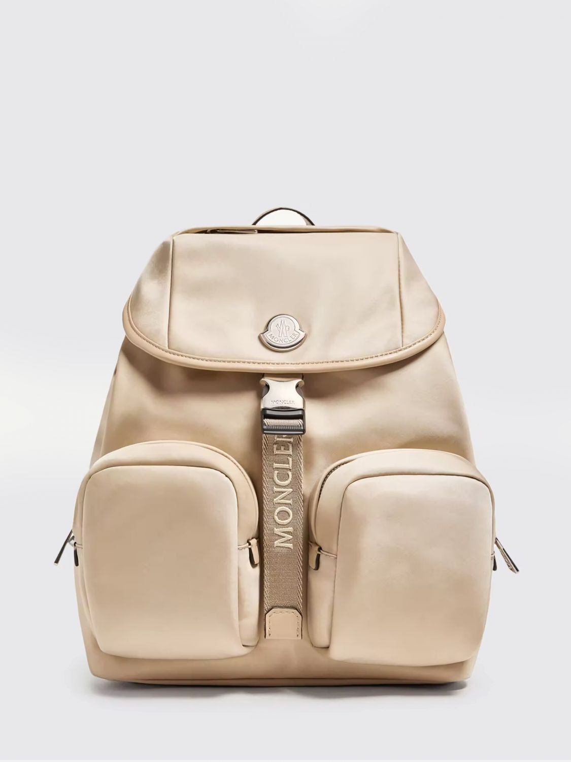 Moncler Moncler Backpack Woman Beige Size ONE SIZE - 1 Preview