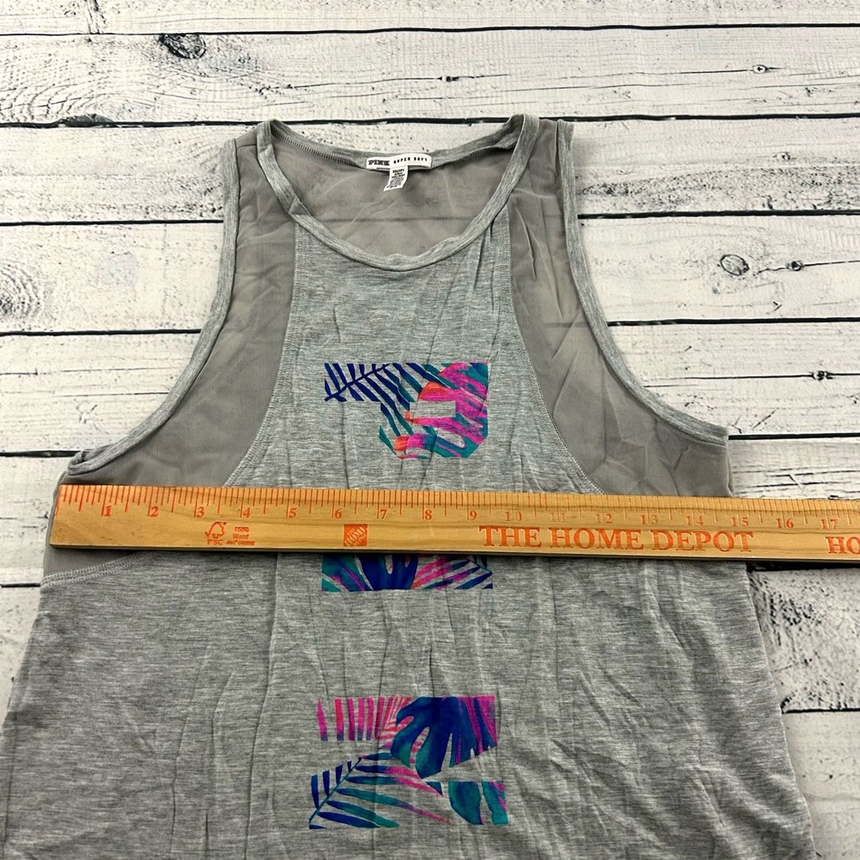Pinko PINK Victoria's Secret Sleeveless Tank Top Women's XS Gray Tank Top XS Womens Gray PINK Sleeveless Tank Top Victoria's Secret Pink Size XS / US 0-2 / IT 36-38 - 3 Thumbnail