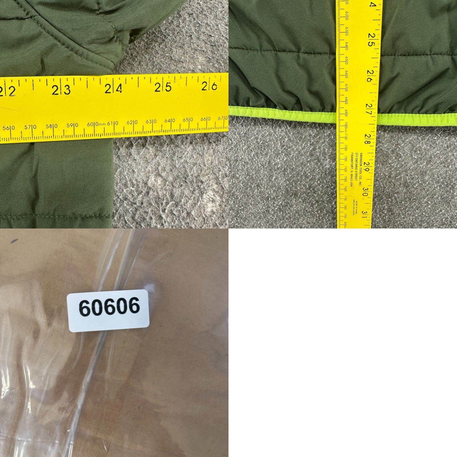 Lands' End Lands' End Jacket Mens L Green Puffer Quilted 1/4 Snap Polyester Hoodie Windbreaker Regular Outdoor 90s Mens Size US L / EU 52-54 / 3 - 8 Thumbnail
