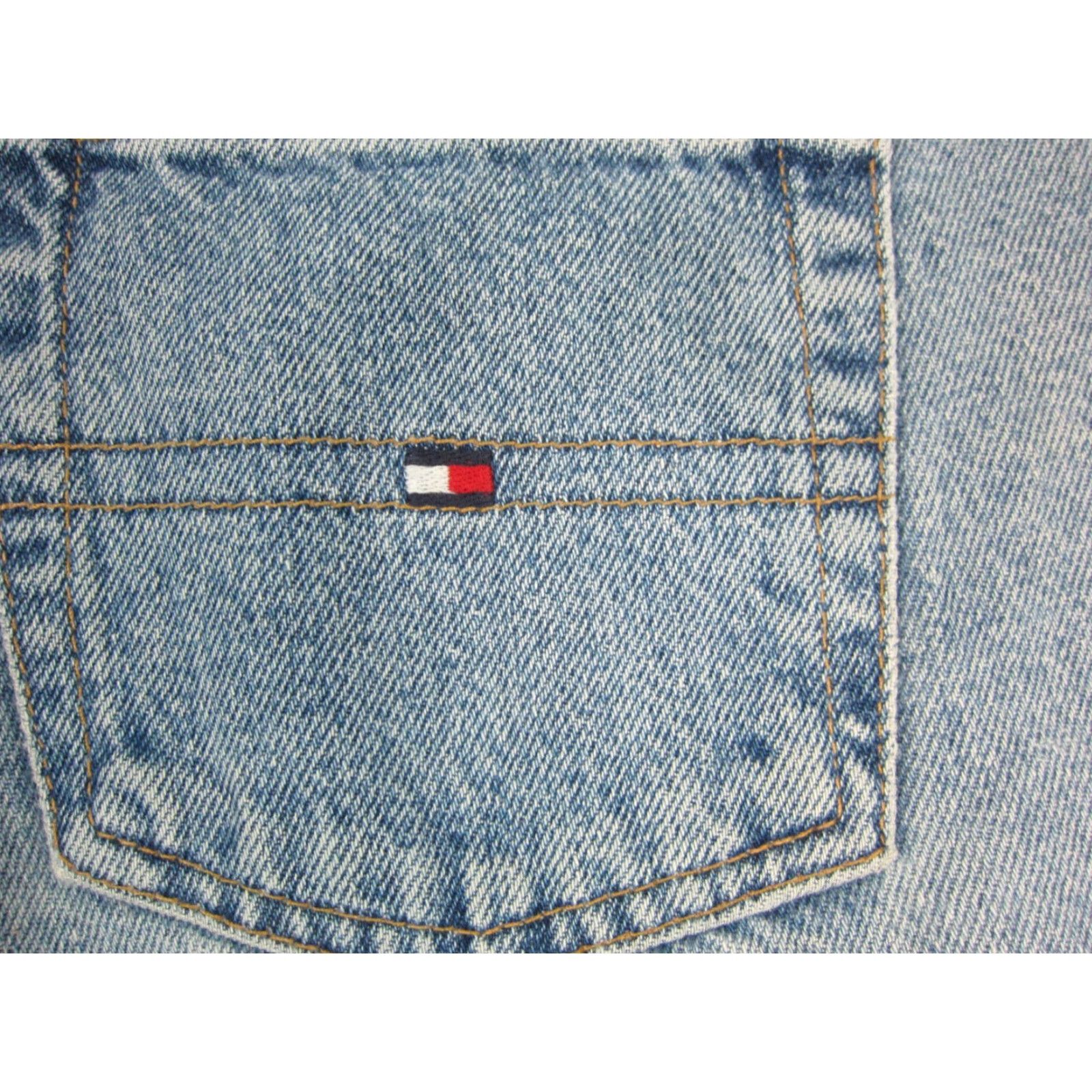 Tommy Hilfiger Vintage Tommy Hilfiger Jeans Womens 32R Light Blue Bootcut 5-Pocket Denim Relaxed Mid Rise Jeans Womens Mens Girls Size 24" / US 00 / IT 34 - 3 Thumbnail