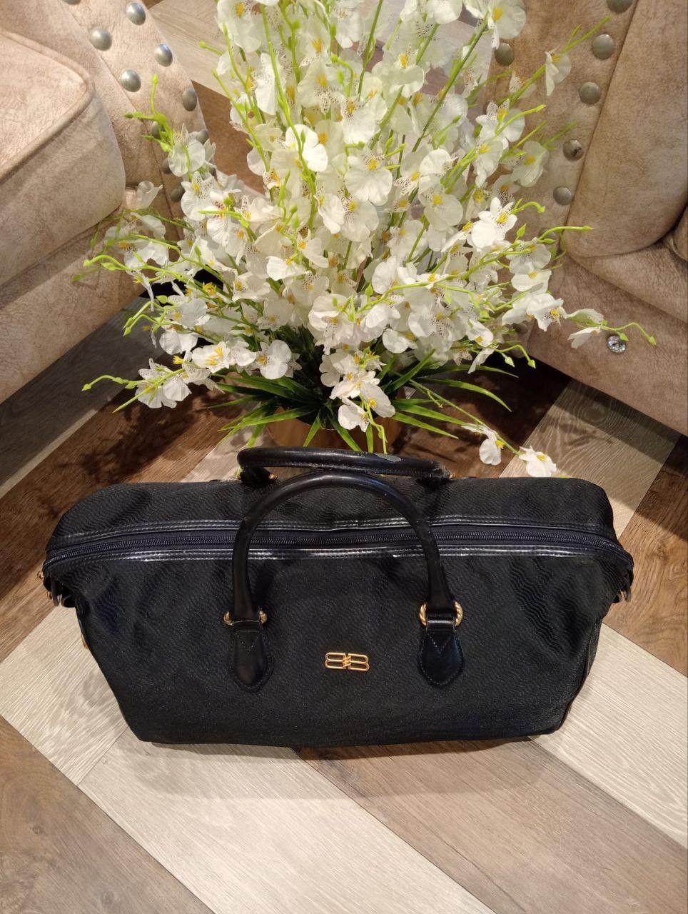 Balenciaga VINTAGE BALENCIAGA BOSTON BAG - BLACK Size ONE SIZE - 4 Thumbnail