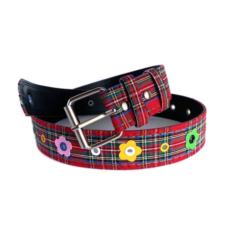 Japanese Brand × Vintage Plaid design belt Size ONE SIZE - 1 Thumbnail