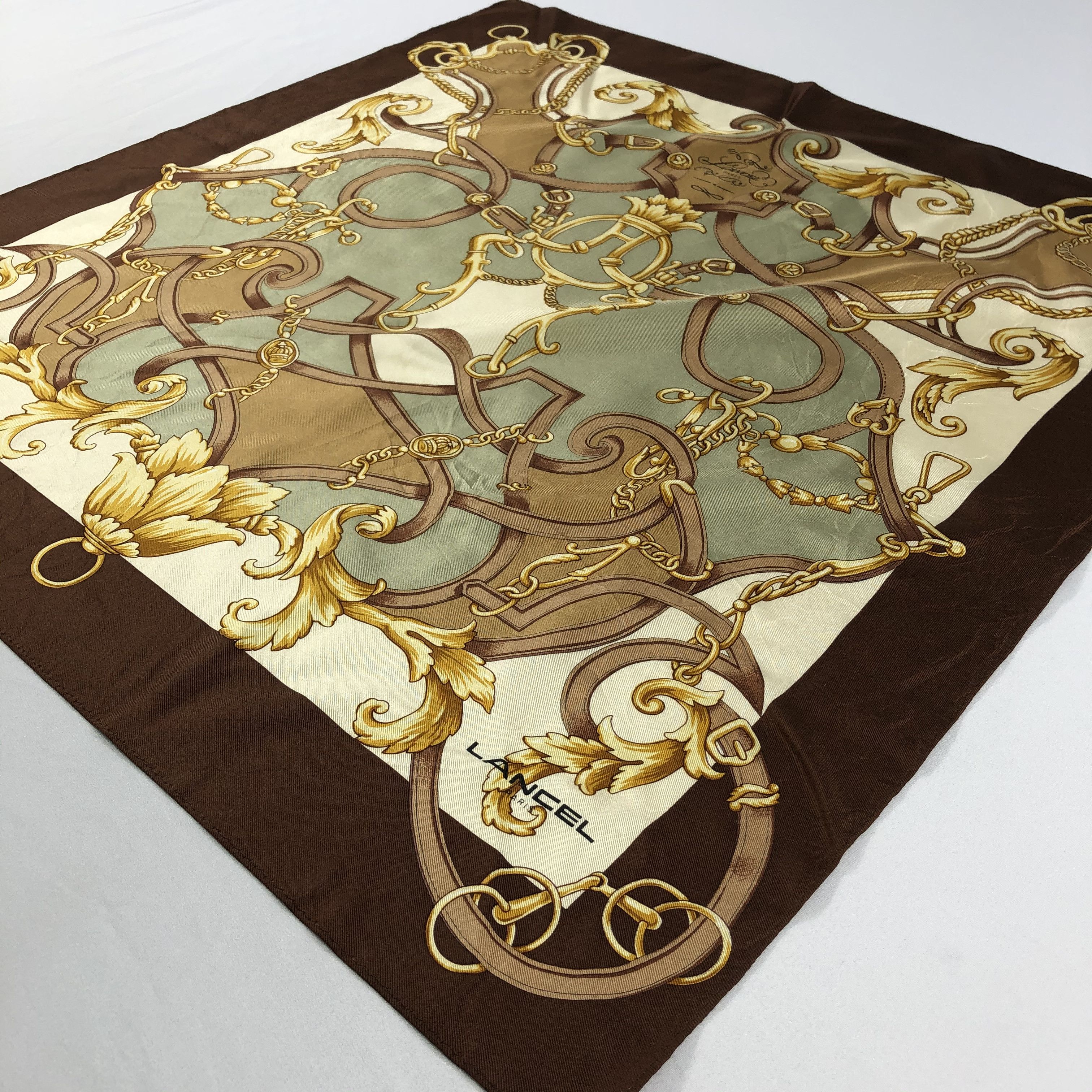 Lancel Vintage Lancel Silk Scarf Size ONE SIZE - 3 Thumbnail
