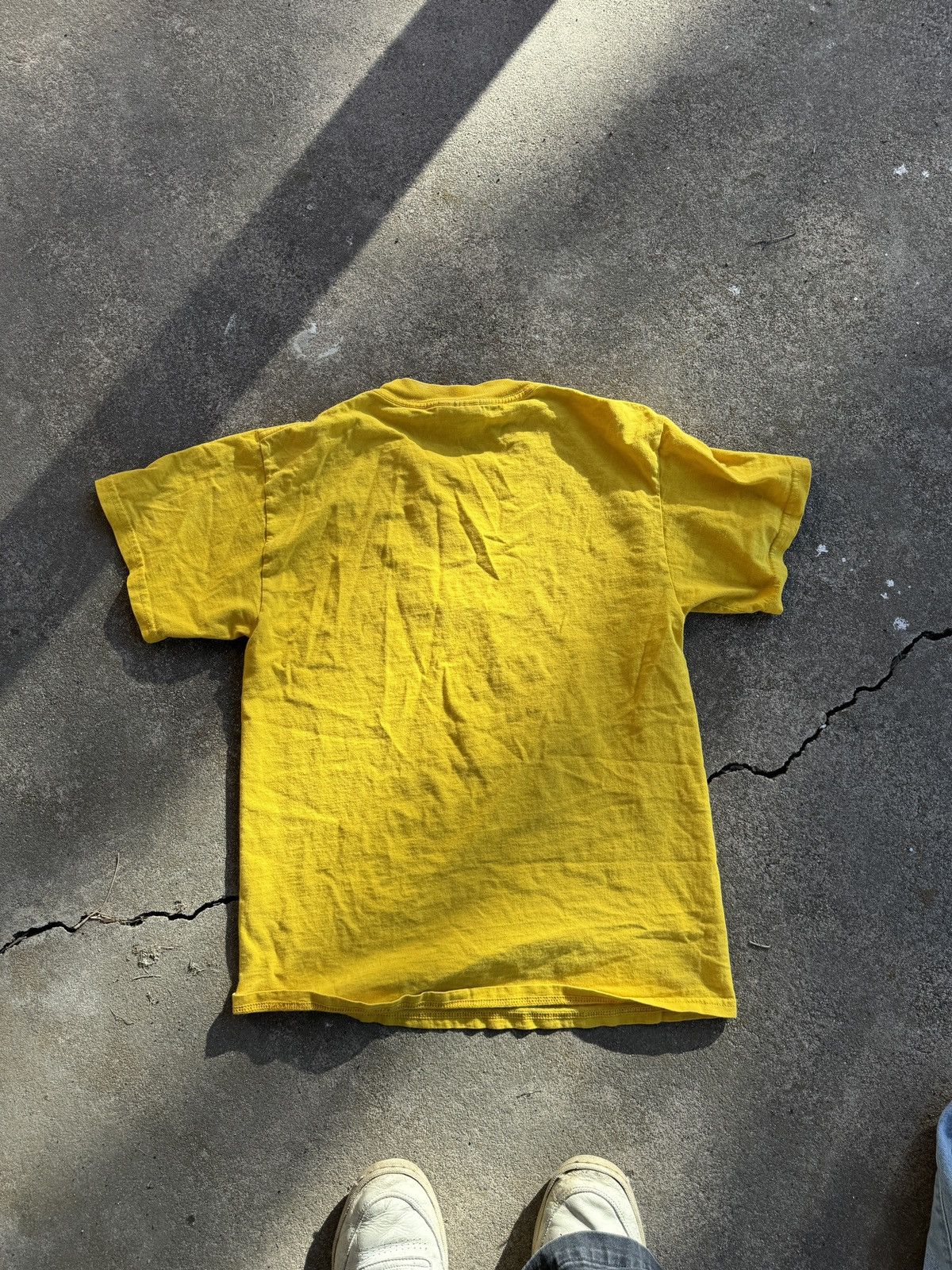 Nike × Vintage Vintage basic nike yellow tee Size US M / EU 48-50 / 2 - 2 Thumbnail