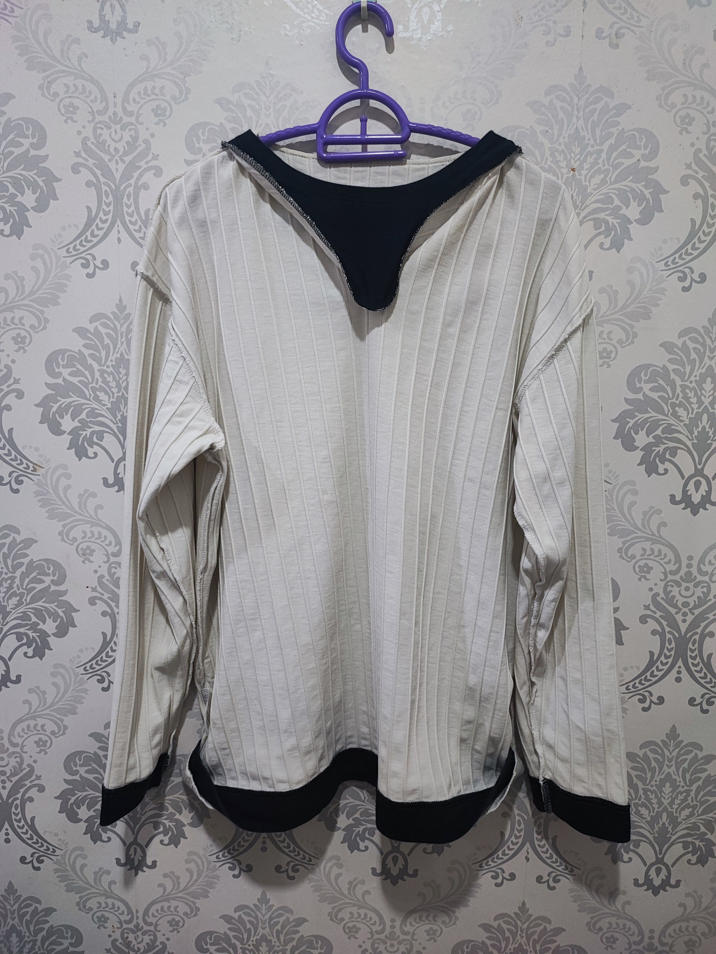 Kansai Yamamoto Vintage Kansai Yamamoto Double Layer long Sleeve shirt Size US M / EU 48-50 / 2 - 9 Thumbnail