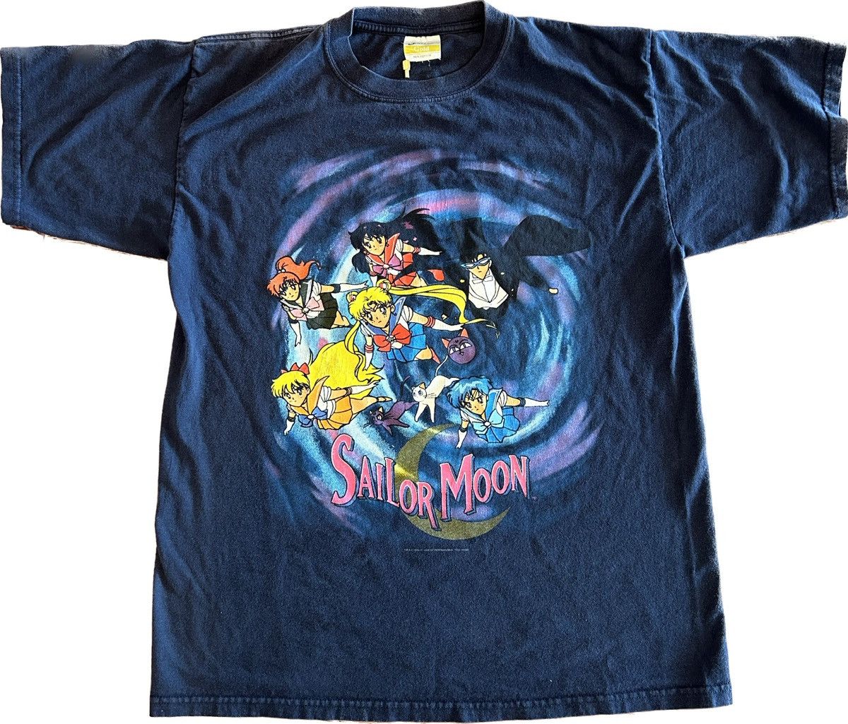 Vintage Vintage 1998 Rare Sailor Moon Promo Tee Size US M / EU 48-50 / 2 - 1 Thumbnail
