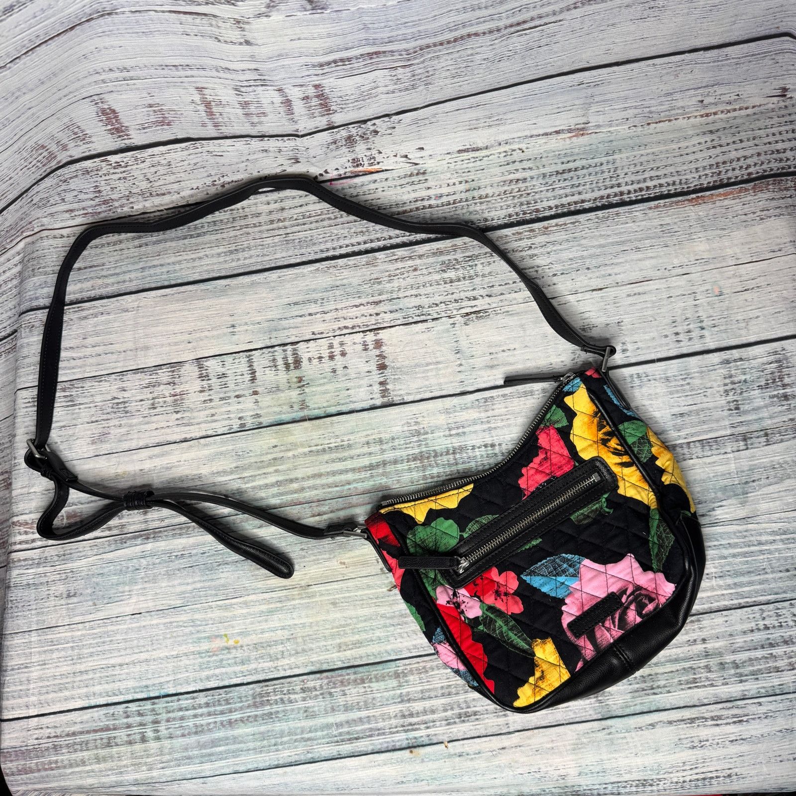 Vera Bradley Vera Bradley Mini Vivian Crossbody Havana Rose Shoulder Bag Size ONE SIZE - 2 Thumbnail