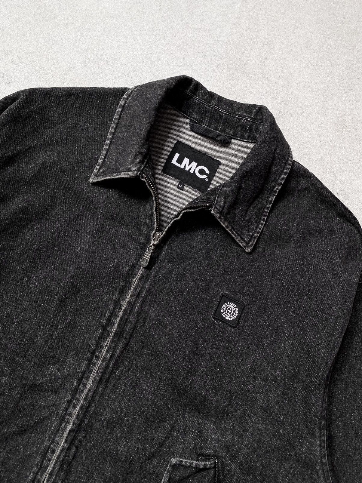 Other LMC WASHED DENIM COACH JACKET BLACK Size US M / EU 48-50 / 2 - 4 Thumbnail