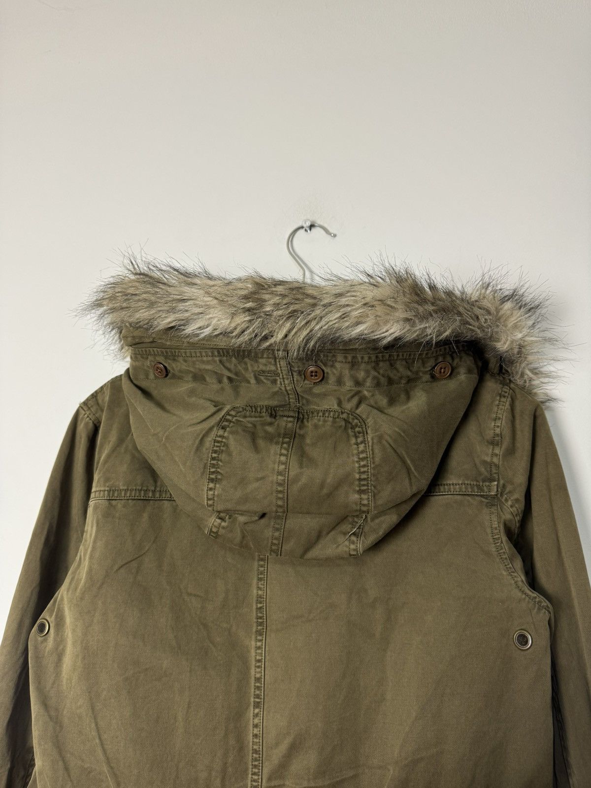 Vintage Vintage Archive Parka with Faux Fur Hood Japanese Style Size S / US 4 / IT 40 - 9 Thumbnail