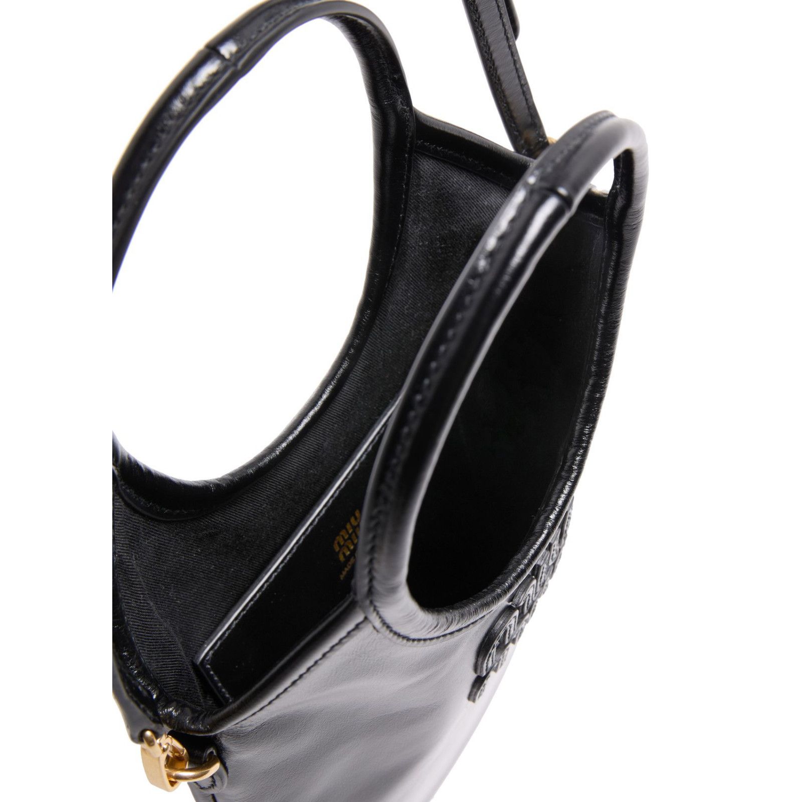 Miu Miu MIU MIU Ivy Mini Black Top Handle Bag New And Authentic Size ONE SIZE - 4 Thumbnail