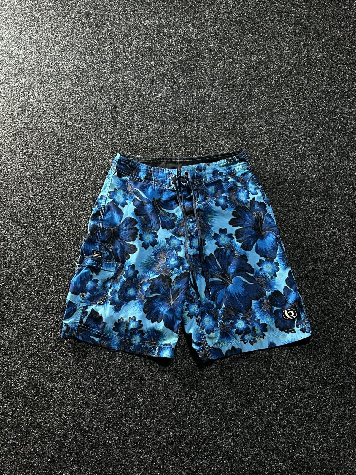 Billabong × Vintage 🚨Vintage BILLABONG OVER PRINT FLOWER Japanese Surf Shorts Size US 28 / EU 44 - 1 Thumbnail