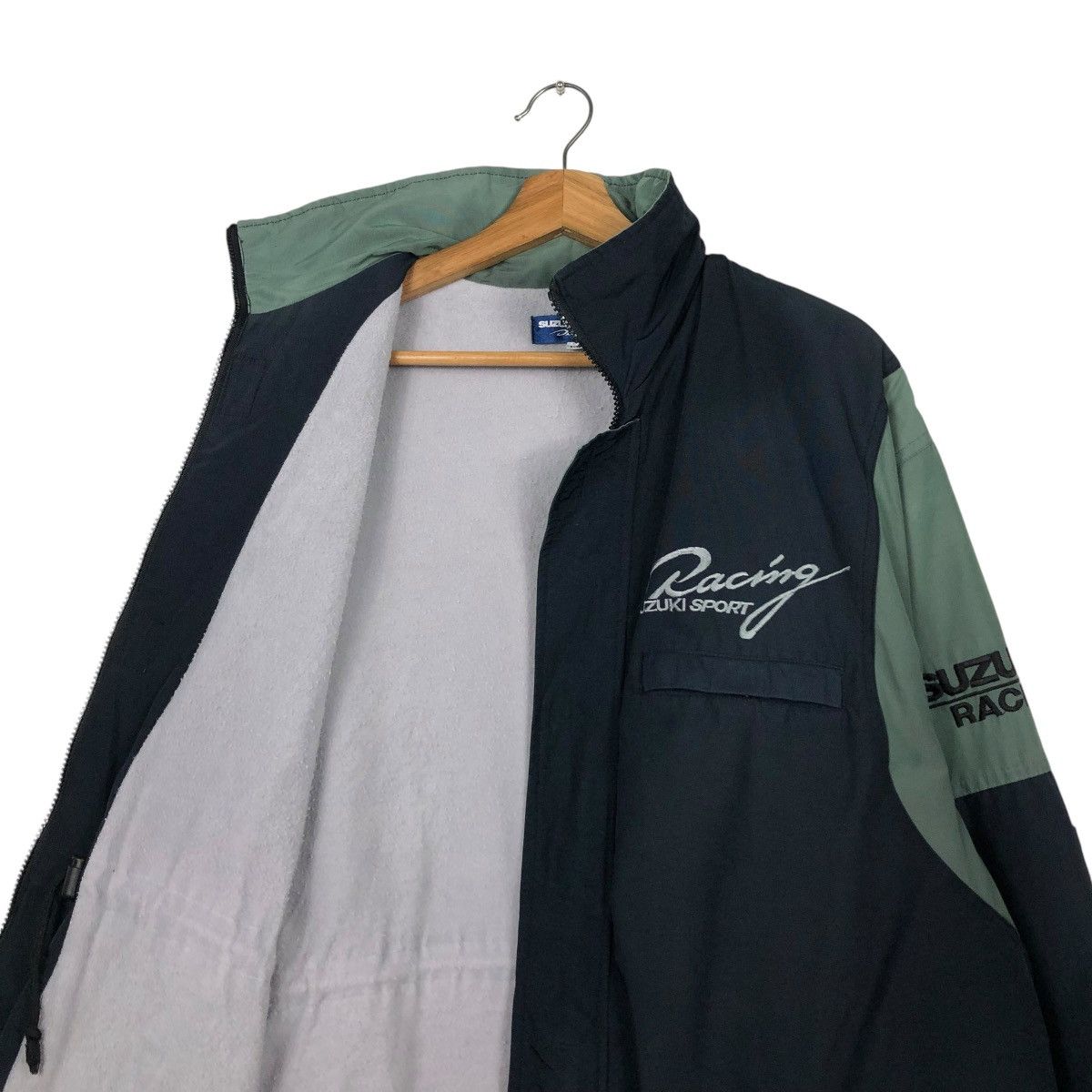Japanese Brand 🔥VINTAGE ZIPPER LIGHT JACKET SUZUKI SPORT RACING BIG LOGO Size US L / EU 52-54 / 3 - 14 Thumbnail