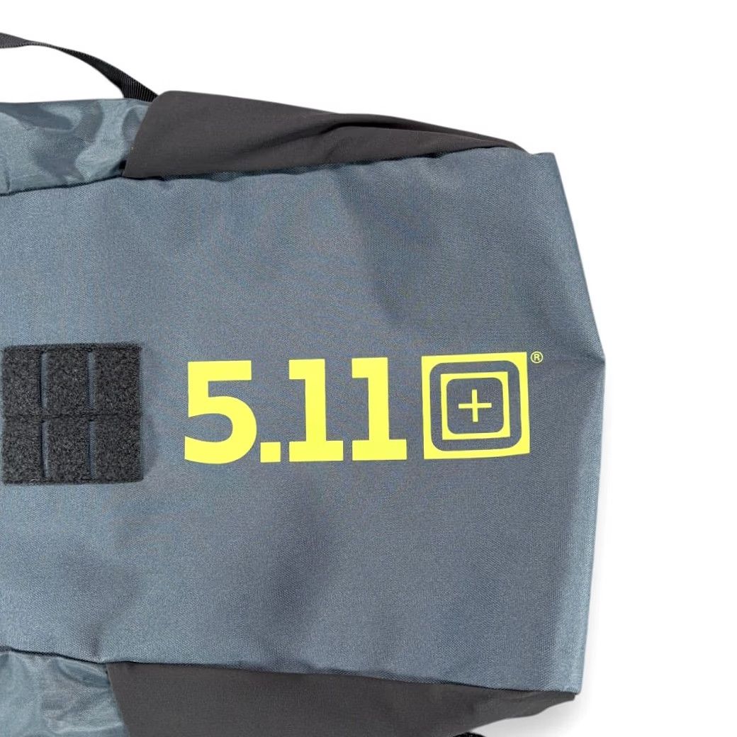 Vintage VINTAGE 5.11 Tactical Bag Gray Yellow Polyester Drawstring Cinch Backpack Logo Promo Swag Size ONE SIZE - 2 Thumbnail
