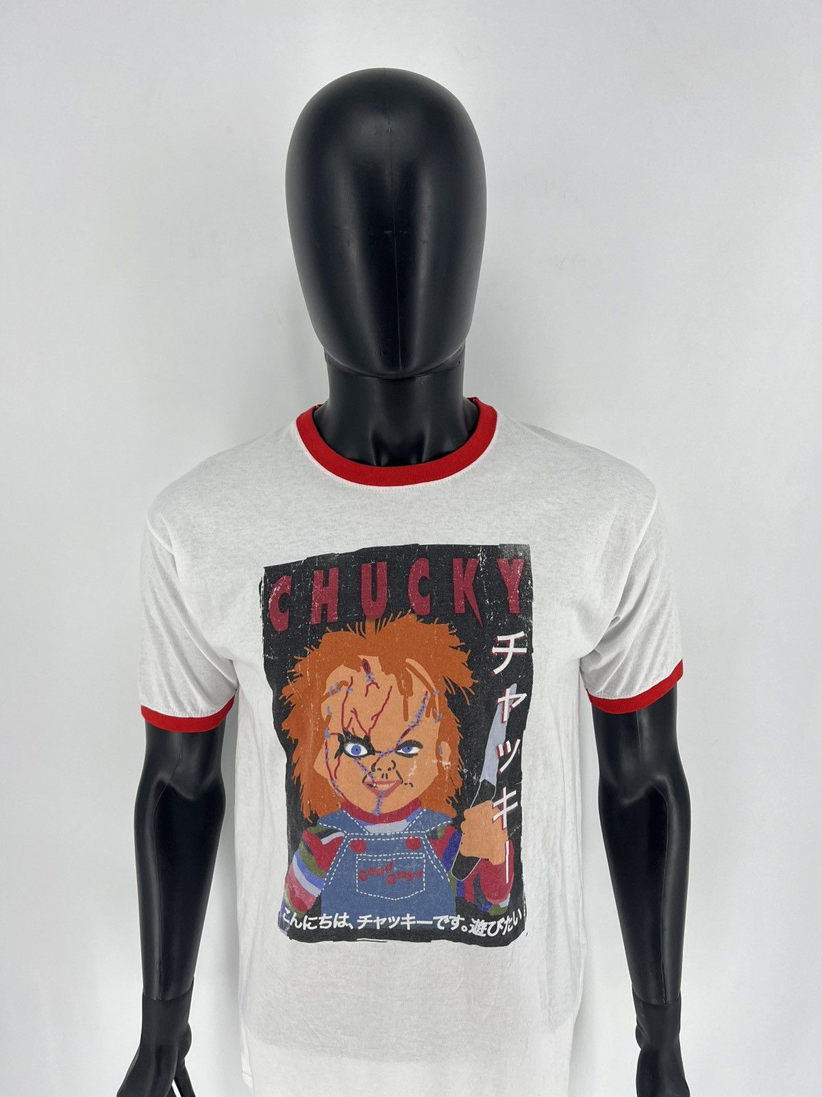 Universal Studios Vintage 90s Mens Chucky White T-Shirts Great for Halloween Size US M / EU 48-50 / 2 - 5 Thumbnail
