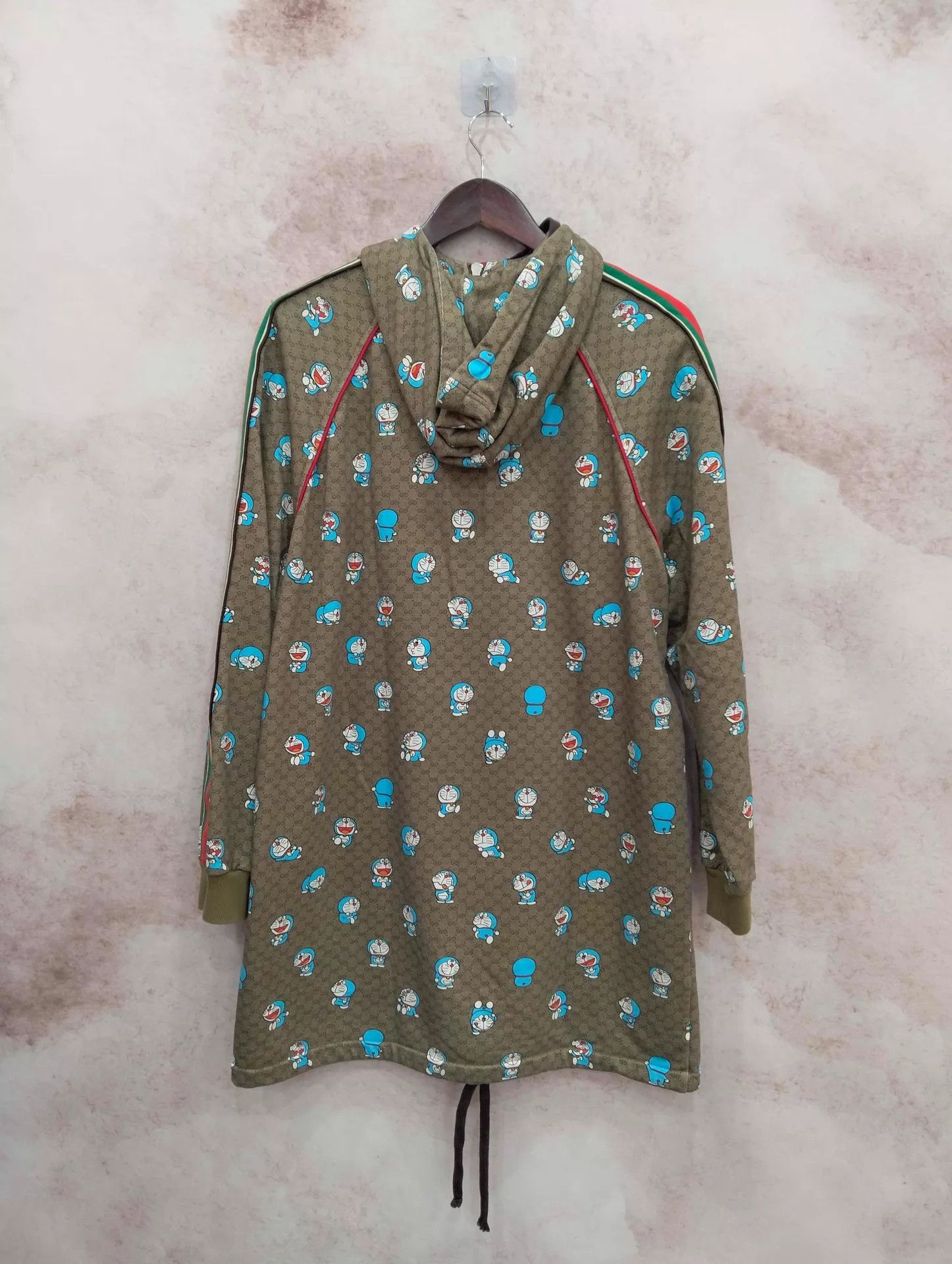 Gucci GUCCI x Doraemon Allover Print Hooded Long Sleeve Dress L Size L / US 10 / IT 46 - 2 Thumbnail