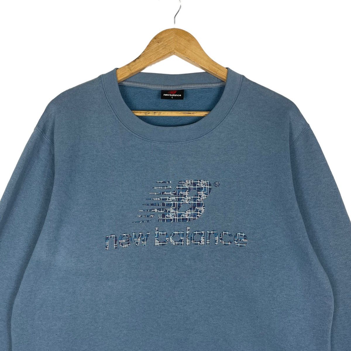Japanese Brand × New Balance New Balance Big Logo Crewmeck Sweatshirt Size US M / EU 48-50 / 2 - 4 Thumbnail
