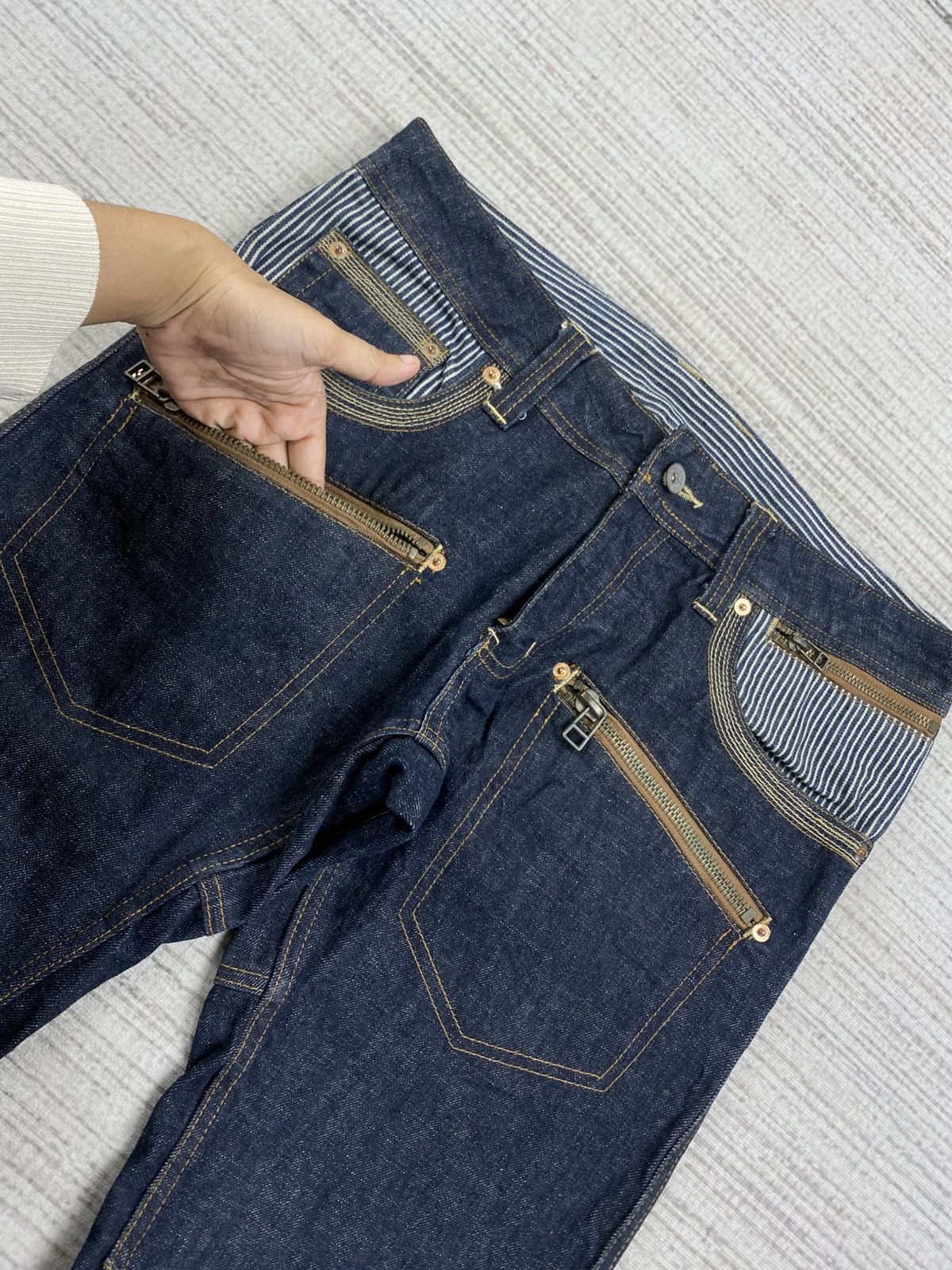 Hysteric Glamour Soul Of Freedom Hysteric Inspired Multipocket Denim Jeans Size US 34 / EU 50 - 10 Thumbnail