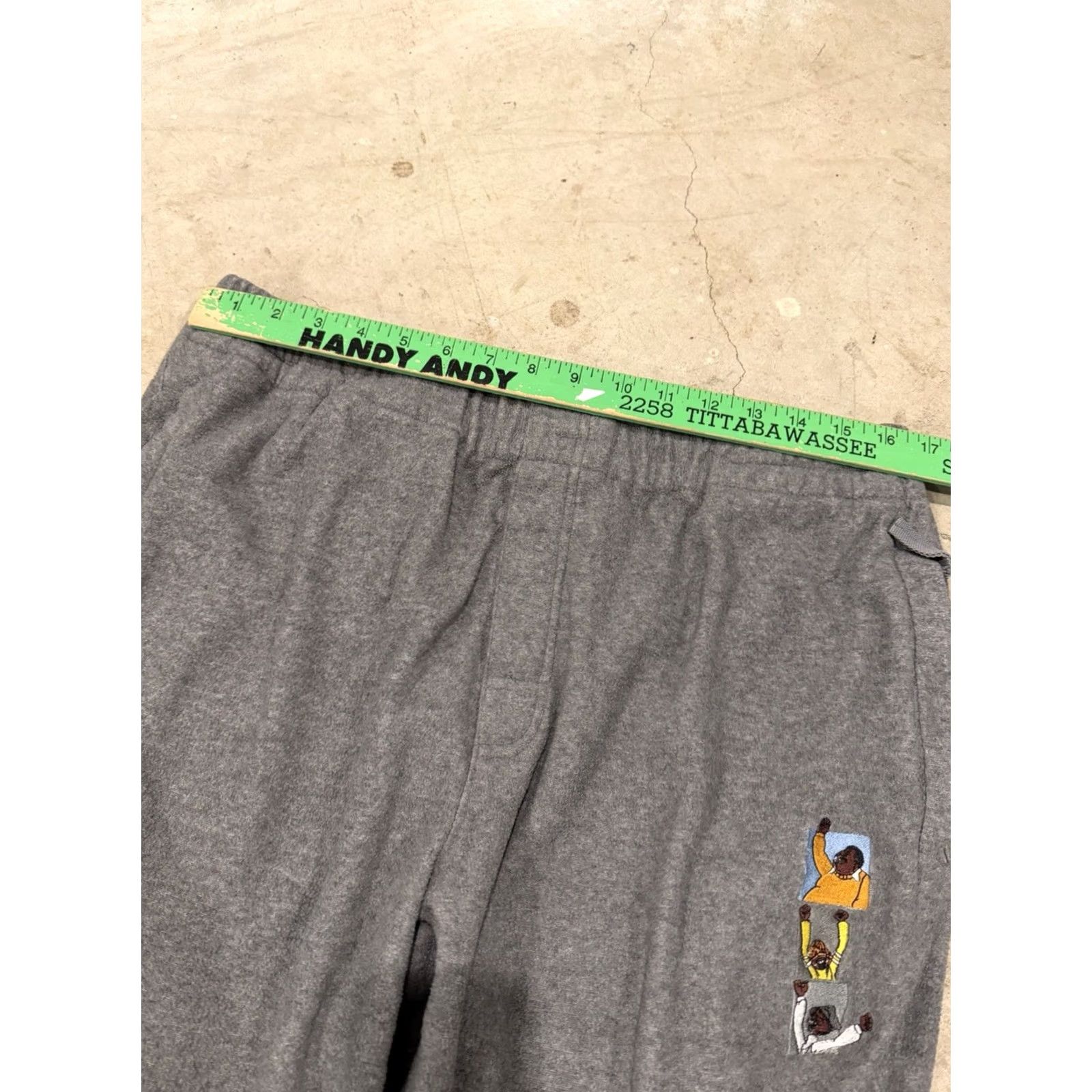 Fubu VINTAGE FUBU Platinum Joggers Sweatpants Gray L Mens Fat Albert Embroidered Y2k Sweatpants Wide-Leg Casual Party/Cocktail Travel 90s Hip Hop Mens Size US 33 - 5 Thumbnail
