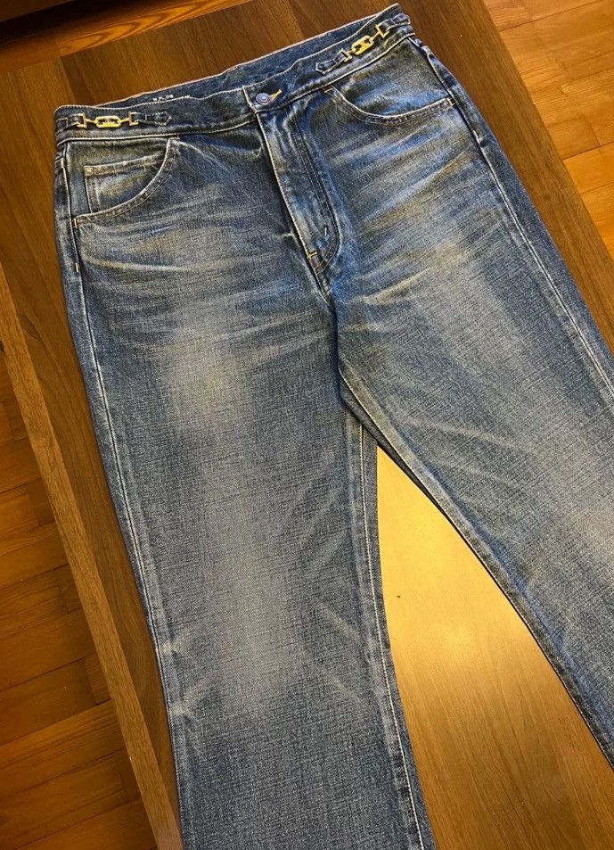 Celine Celine 22ss Triumphal Arch Micro Pull Jeans2410-Nextarrow Size US 32 / EU 48 - 4 Thumbnail
