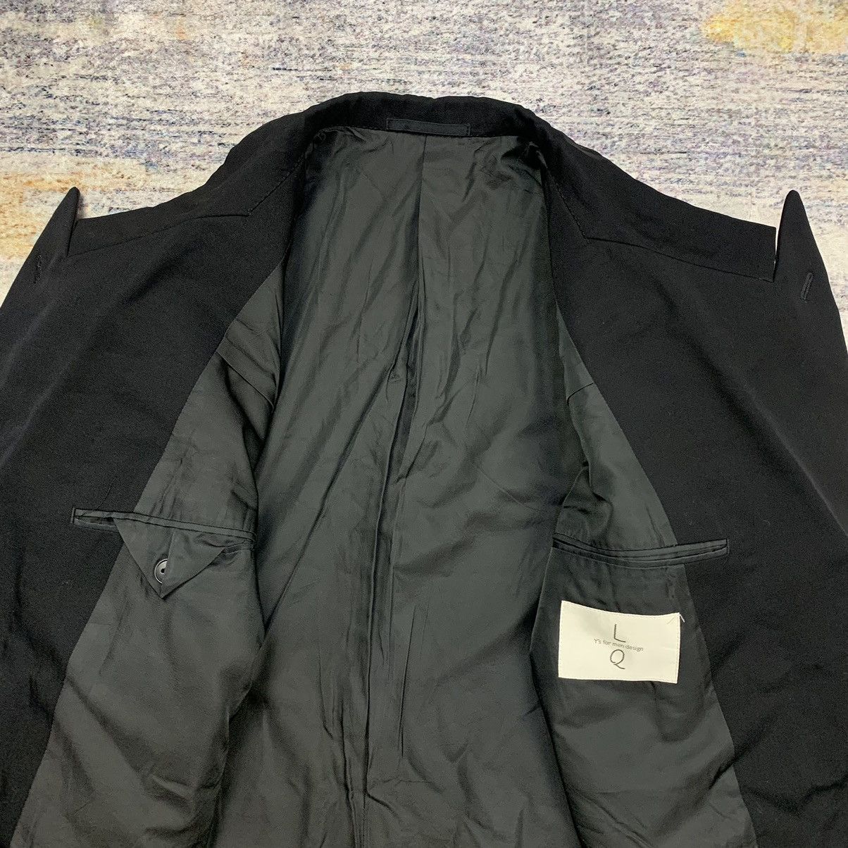 Yohji Yamamoto L.Q. Y’s for men double breasted blazer size L Size 40R - 9 Thumbnail
