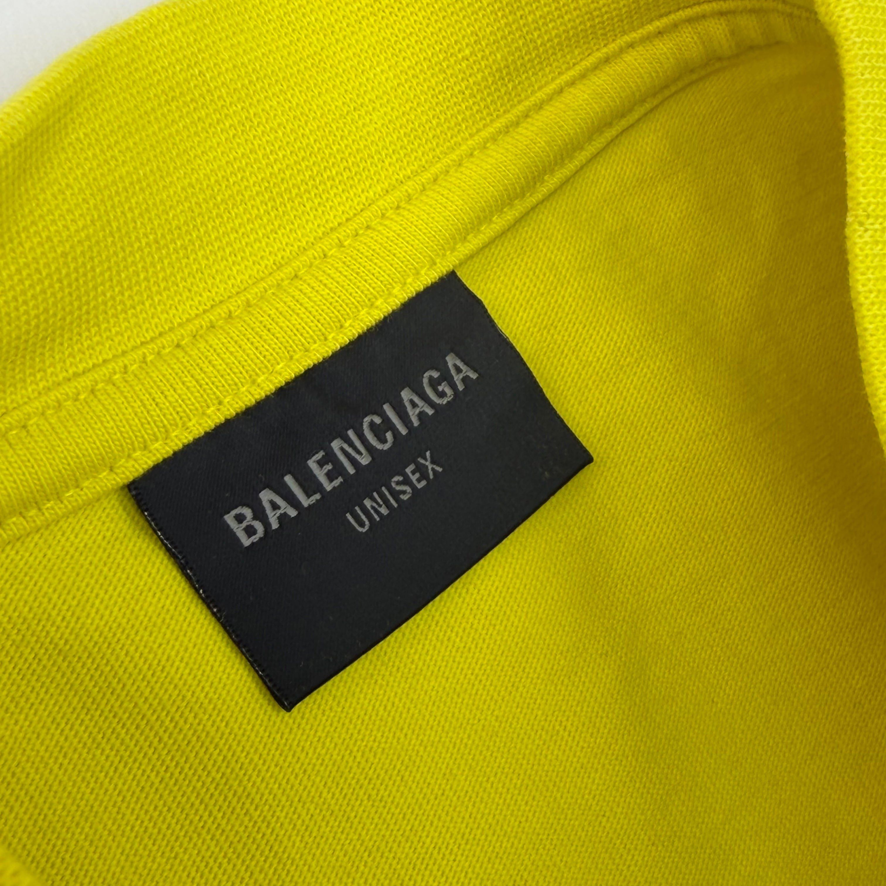 Balenciaga Balenciaga Surfer Logo Tee Yellow 3 (XXL) Size US XXL / EU 58 / 5 - 5 Thumbnail