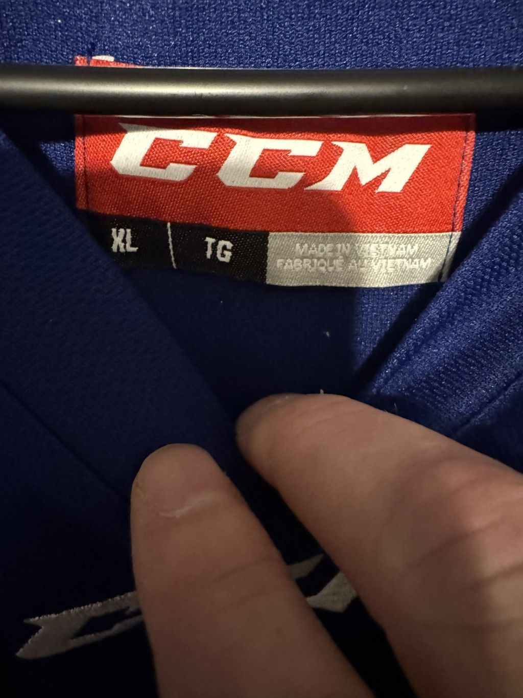 Ccm CCM Blank Practice Hockey Jersey Blue Men’s Size XL Size US XL / EU 56 / 4 - 5 Thumbnail