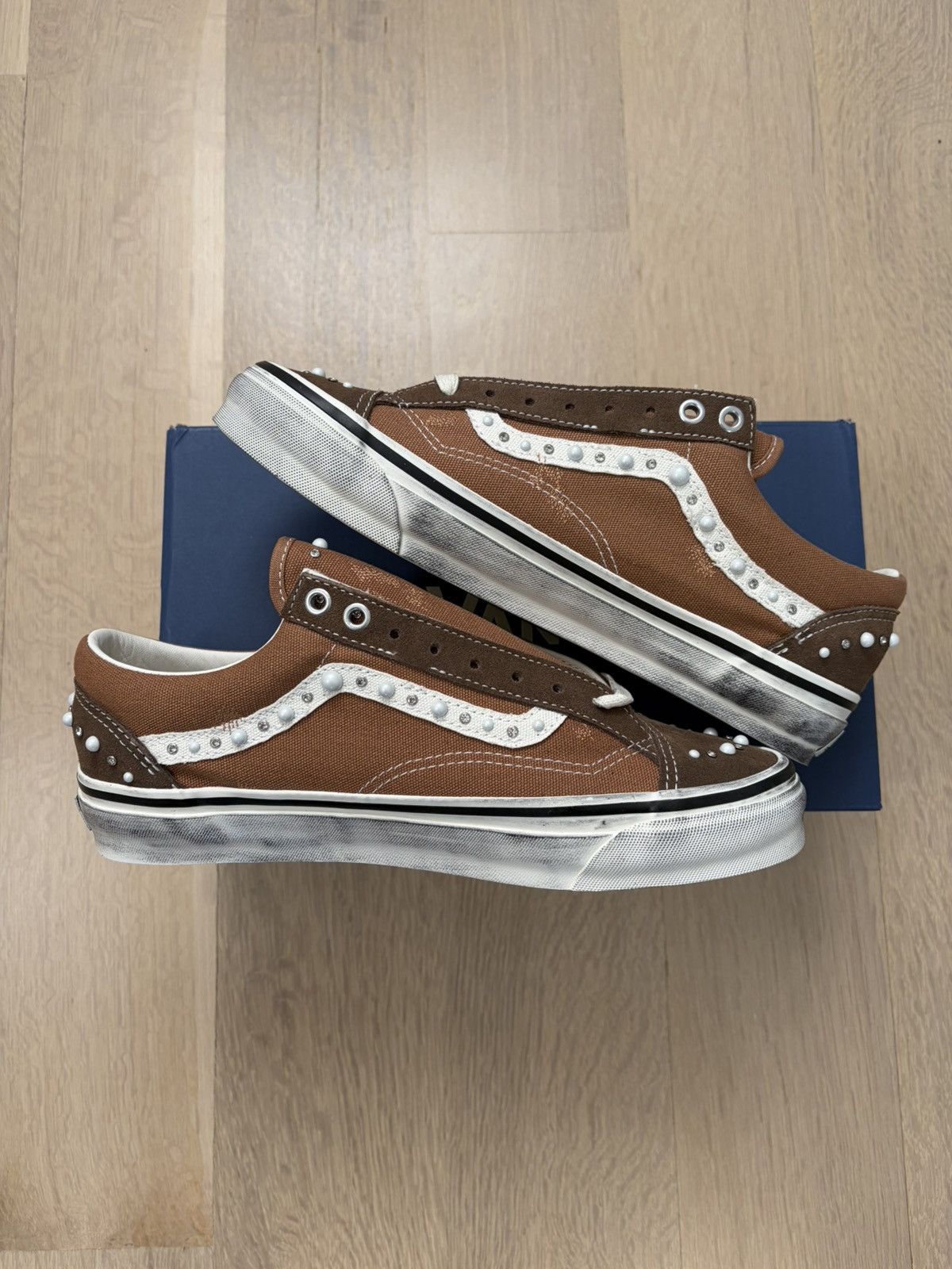 Vans Vans Old Skool 36 LX Pearlized Pack Vintage Cocoa Brown Size US 9.5 / EU 42-43 - 3 Thumbnail
