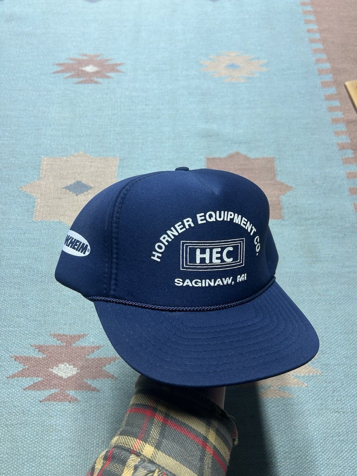 Vintage Vintage SnapBack hat Horner Equipment Co Saginaw Michigan Size ONE SIZE - 1 Thumbnail