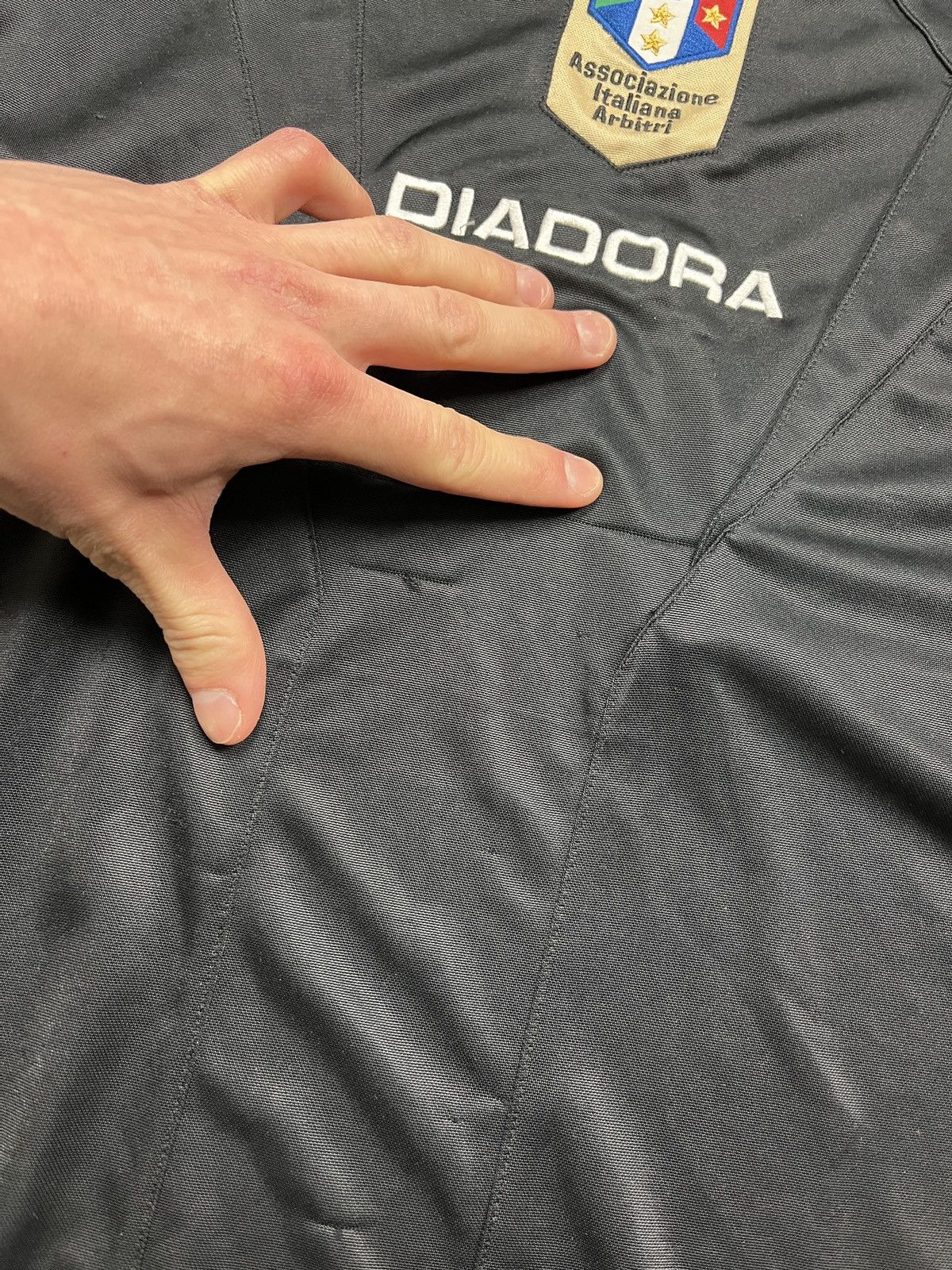 Diadora × Vintage Diadora Italy Football Referee Longsleeve Woccer Jersey rare Size US M / EU 48-50 / 2 - 8 Thumbnail