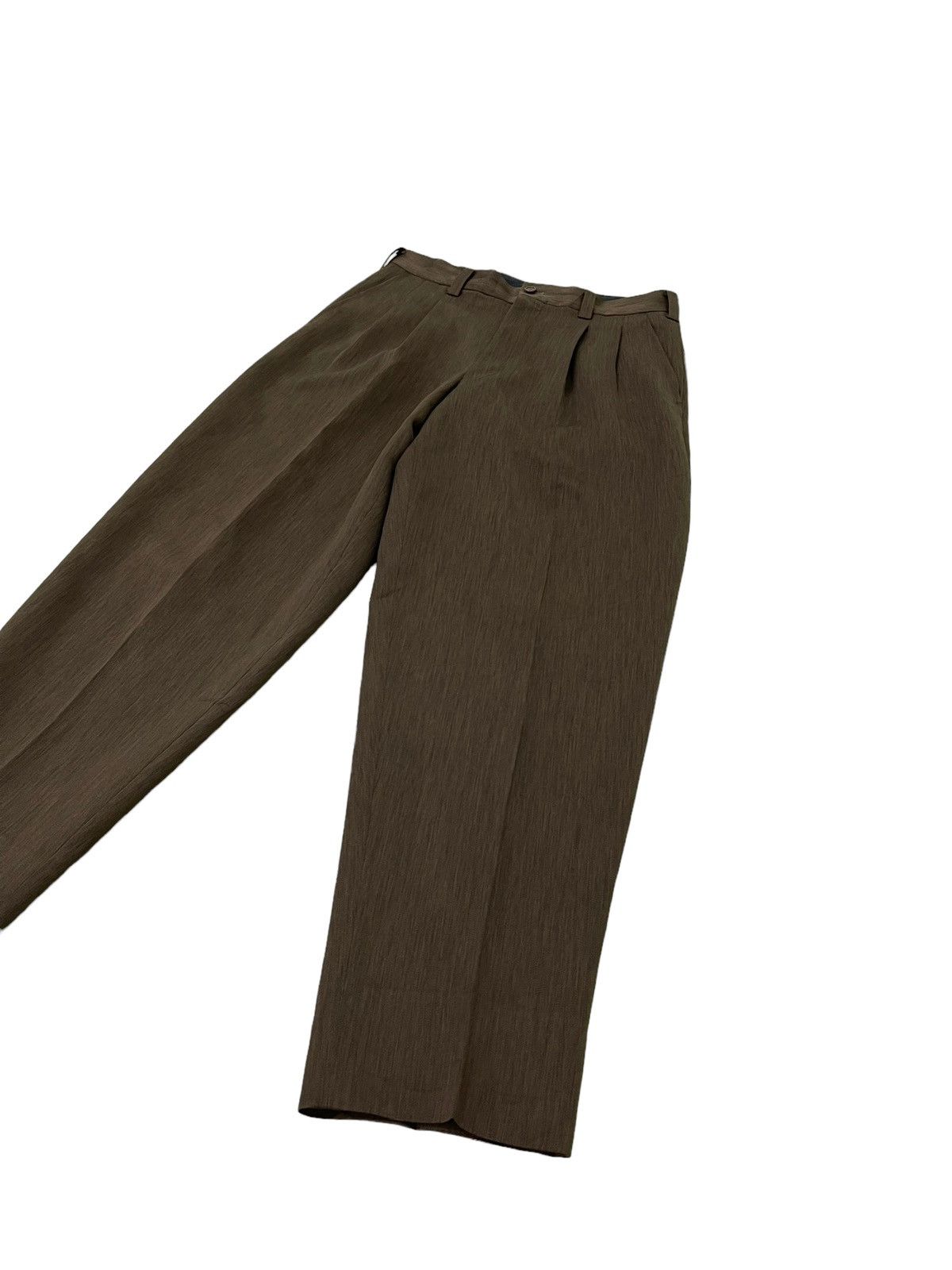 Japanese Brand Wide Baggy Tapered Vtg 90s Monsieur Bilvie Trouser 7🟦2 Size US 31 - 3 Thumbnail