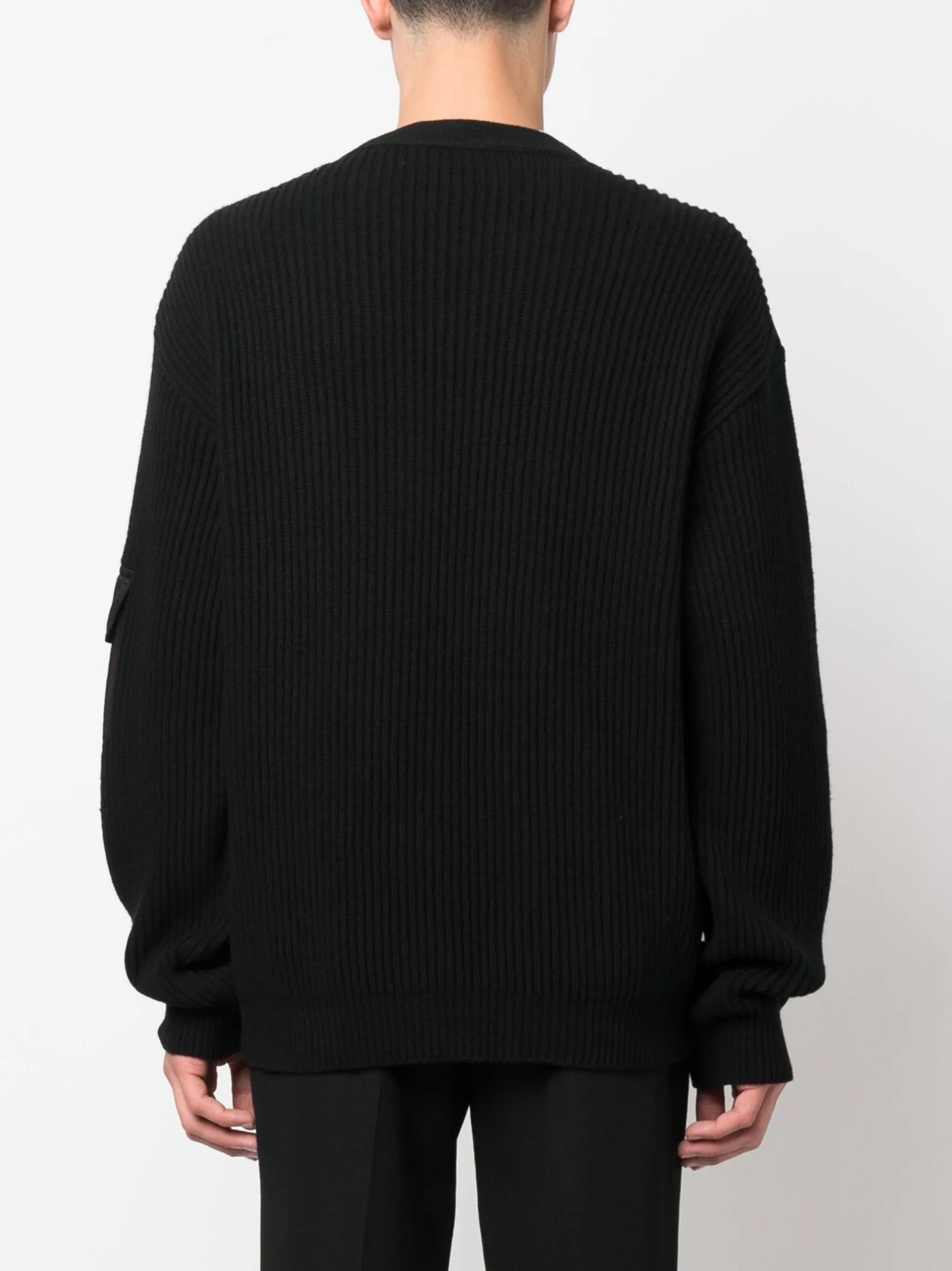 Moschino o1y0225 Cardigan in Black Size US M / EU 48-50 / 2 - 4 Thumbnail