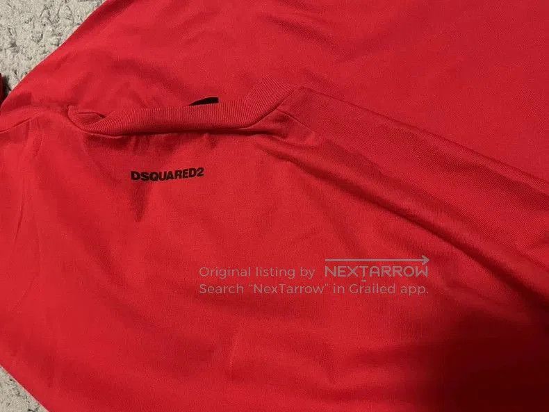 Dsquared2 dsquared2 Red Icon Short Sleeve T. Size US XL / EU 56 / 4 - 6 Thumbnail
