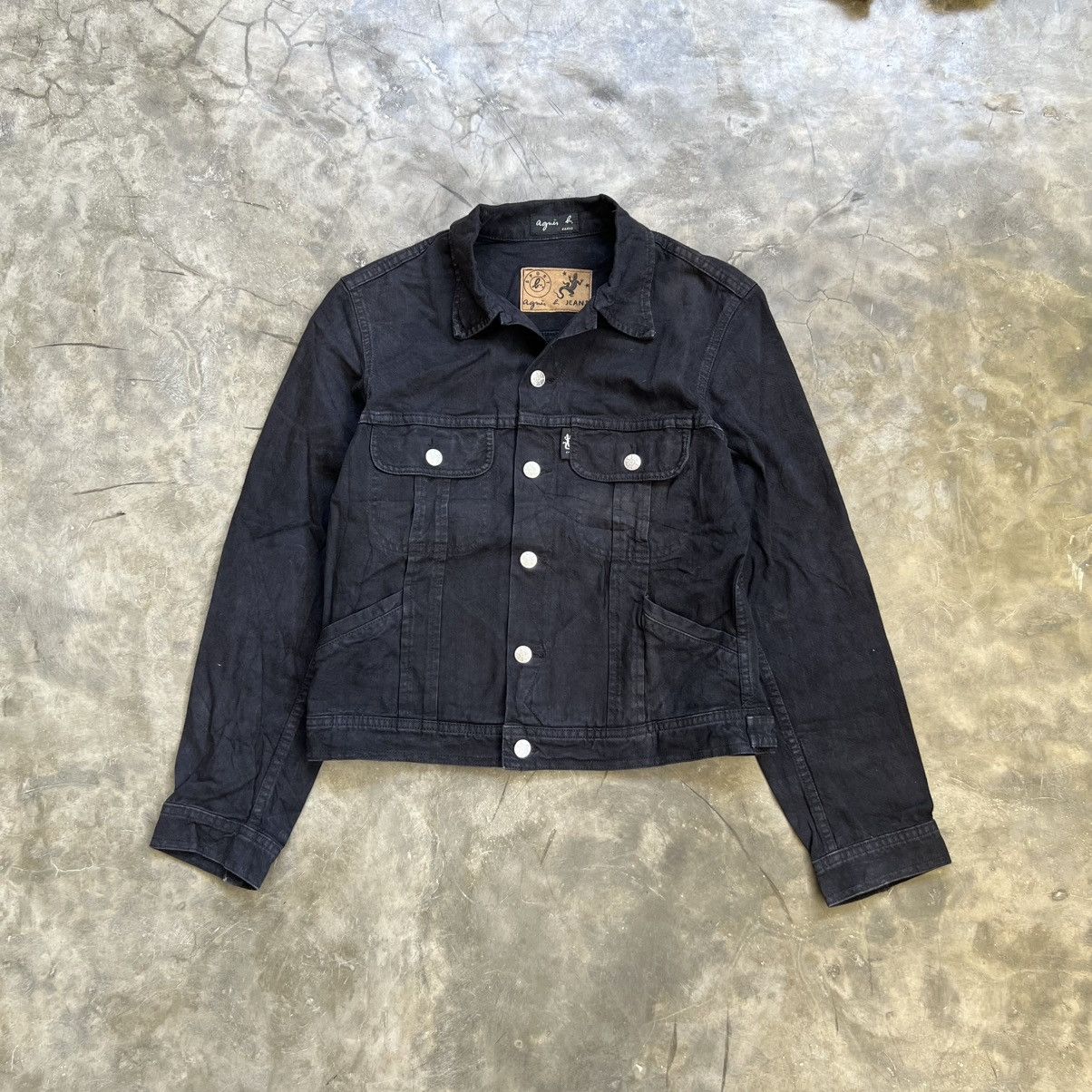 agnes b. Vintage Agnes B. Trucker Denim Jacket Size US M / EU 48-50 / 2 - 1 Thumbnail
