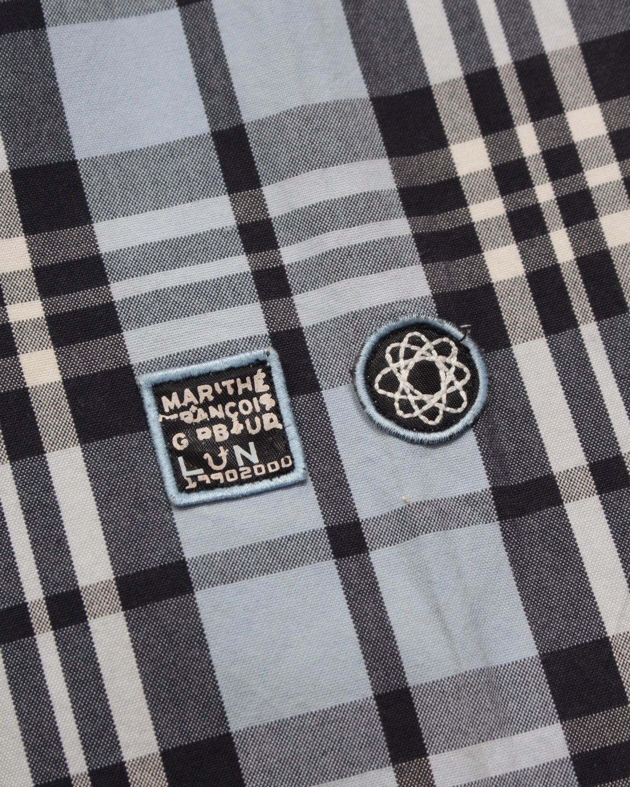 CLOSED × Marithe + Francois Girbaud SS2005 MARITHE FRANCOIS GIRBAUD TARTAN HOODED SHIRT Size US XXL / EU 58 / 5 - 6 Thumbnail