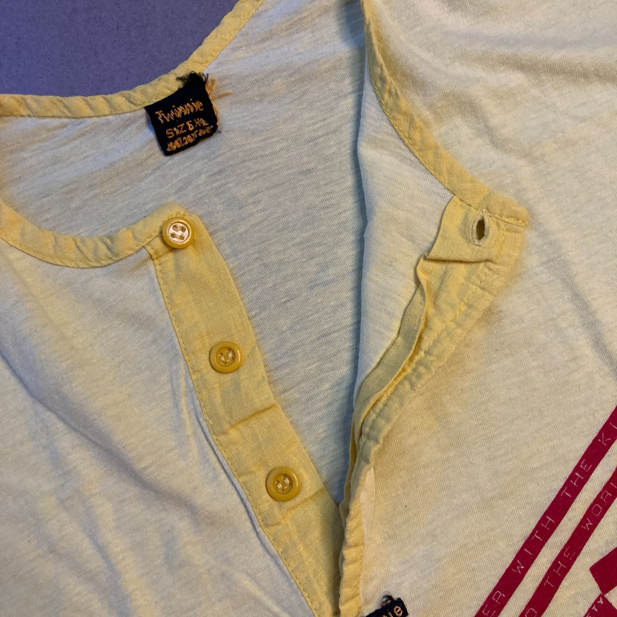 Kodak Schneider with the kick, World Tour 1981, Vintage 80s Rock M Size M / US 6-8 / IT 42-44 - 5 Thumbnail