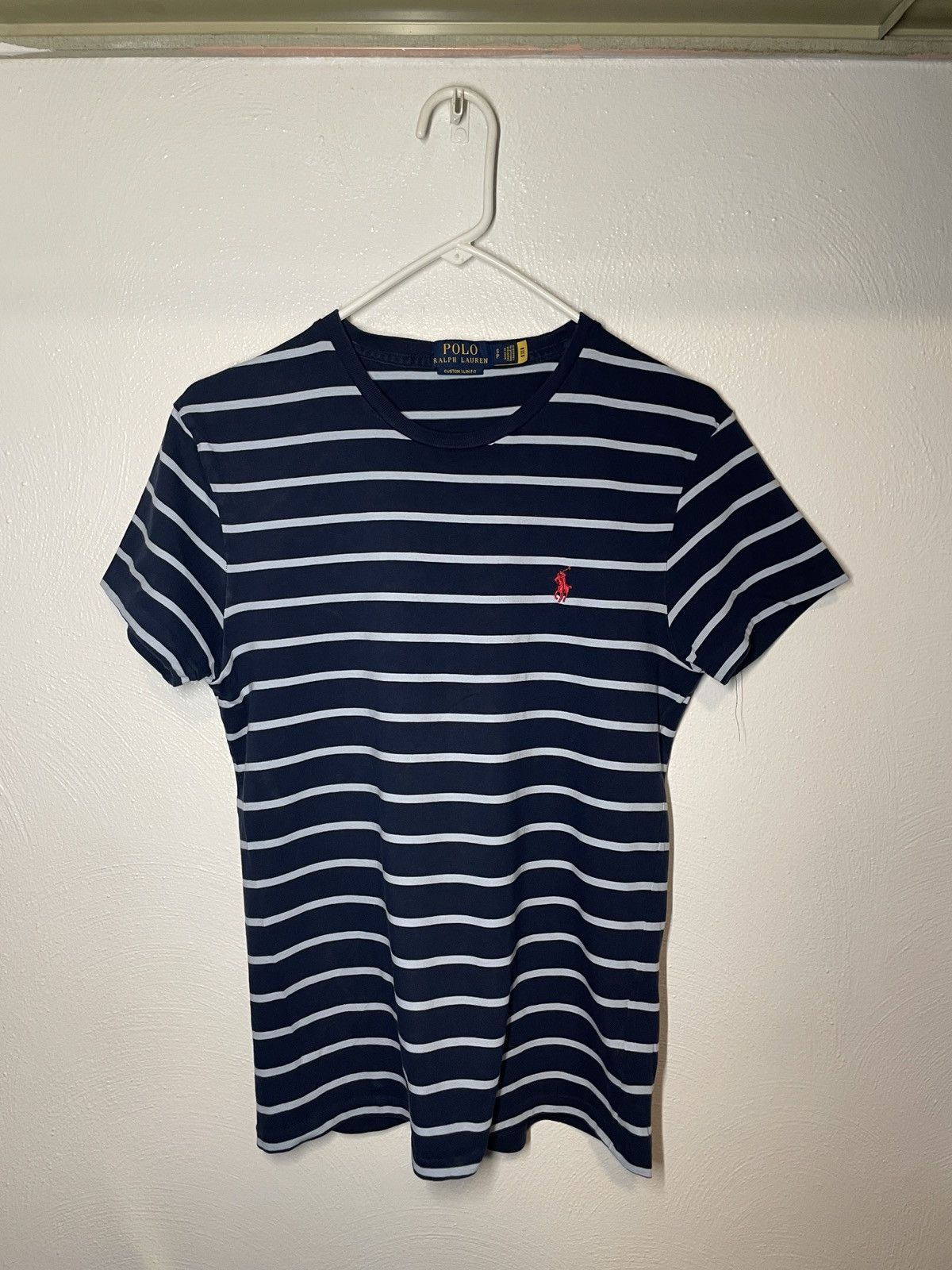 Polo Ralph Lauren Dark/light blue striped Polo Raulph Lauren Tee Size US S / EU 44-46 / 1 - 1 Thumbnail