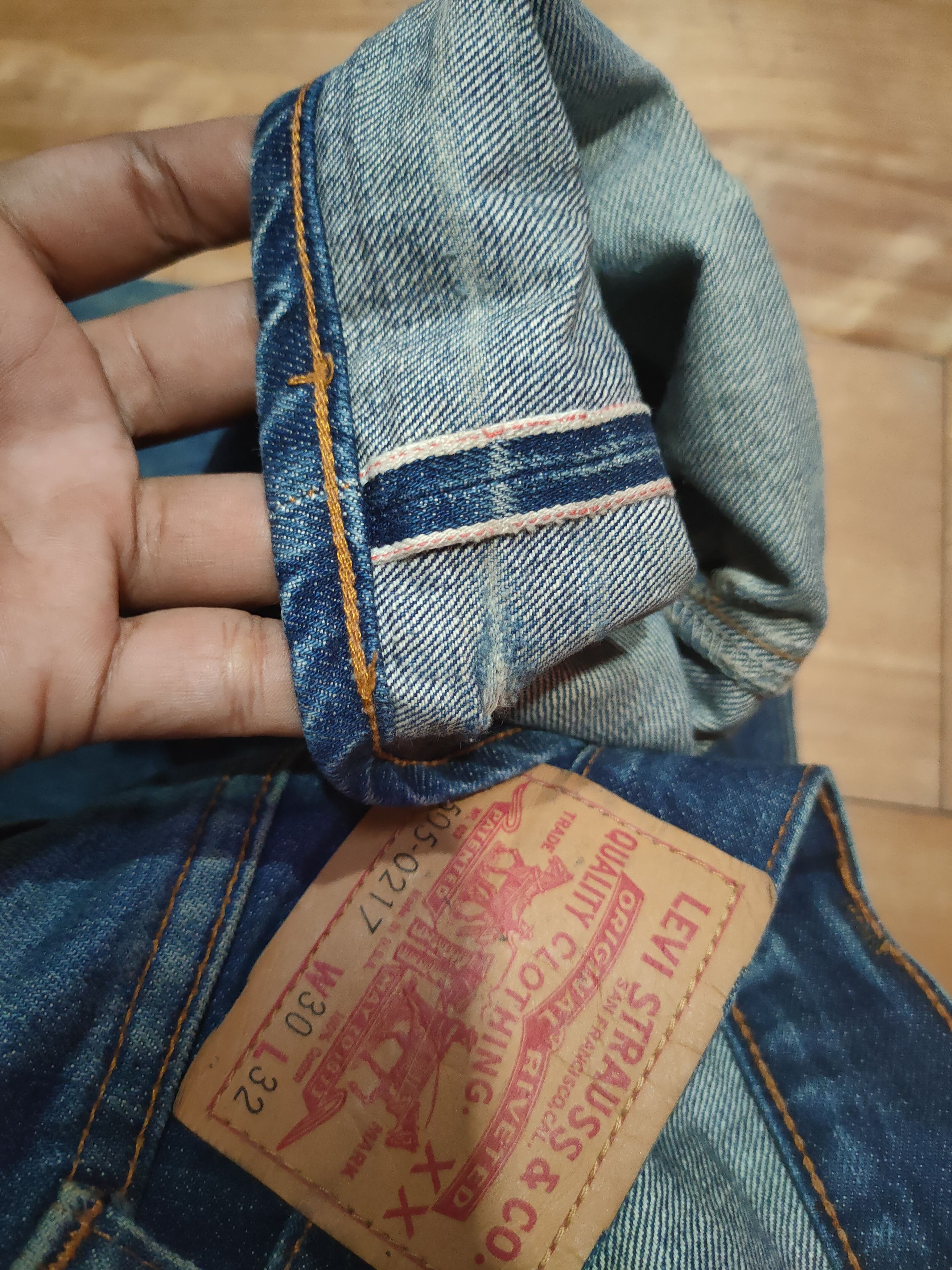 Levi's DL Late 80' Levis Big E Strauss distressed Denim Pants #c133 Size US 30 / EU 46 - 13 Thumbnail