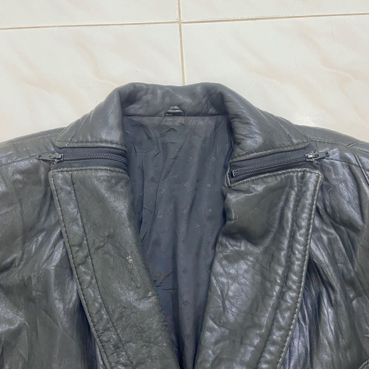 Genuine Leather × Leather Attitude Pegabo Bomber Style Loose Oversize Leather Jacket Size US M / EU 48-50 / 2 - 9 Thumbnail